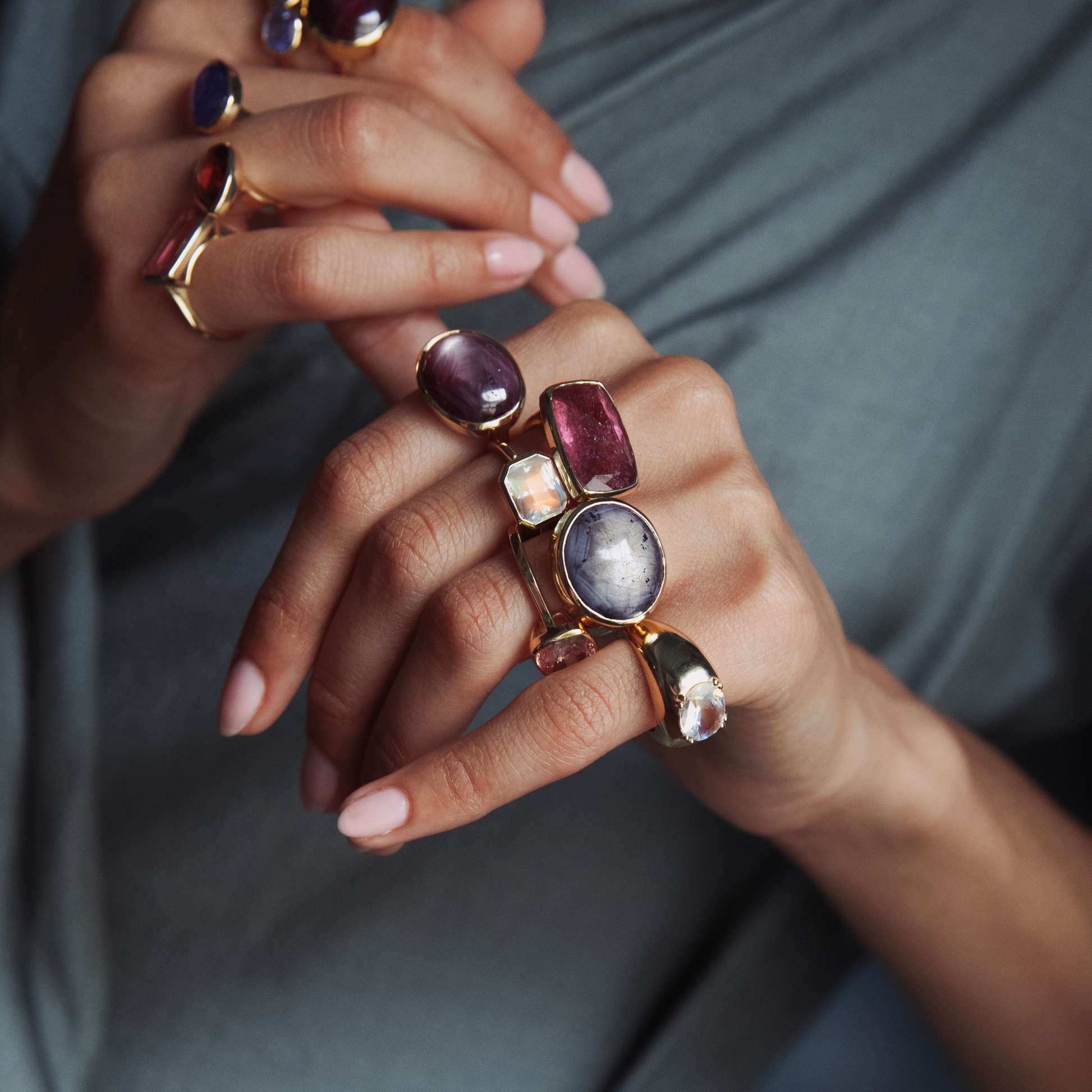 16.31ct Pink Tourmaline Elongated Cushion Bezel Ring