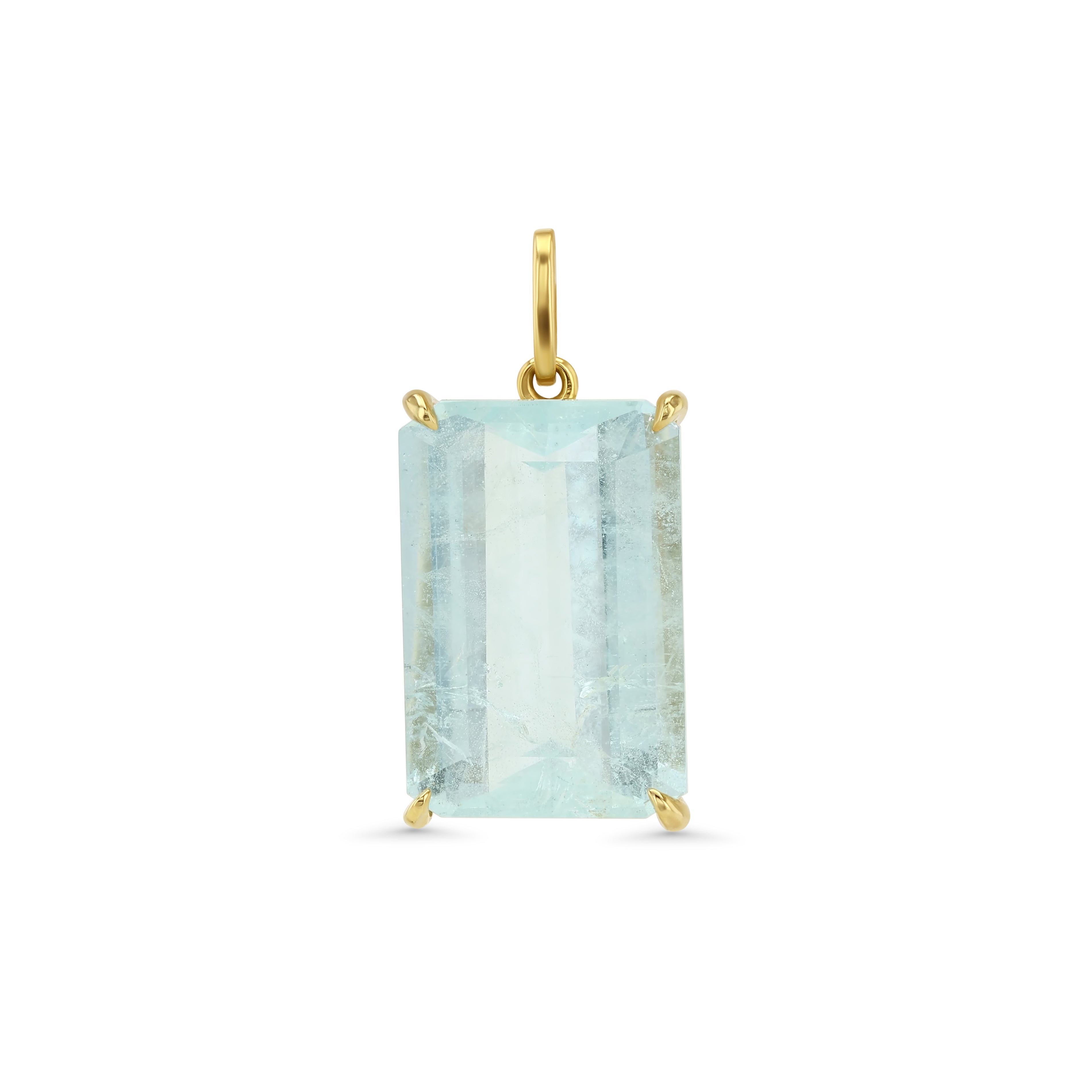 9.03ct Aquamarine Prong Set Charm
