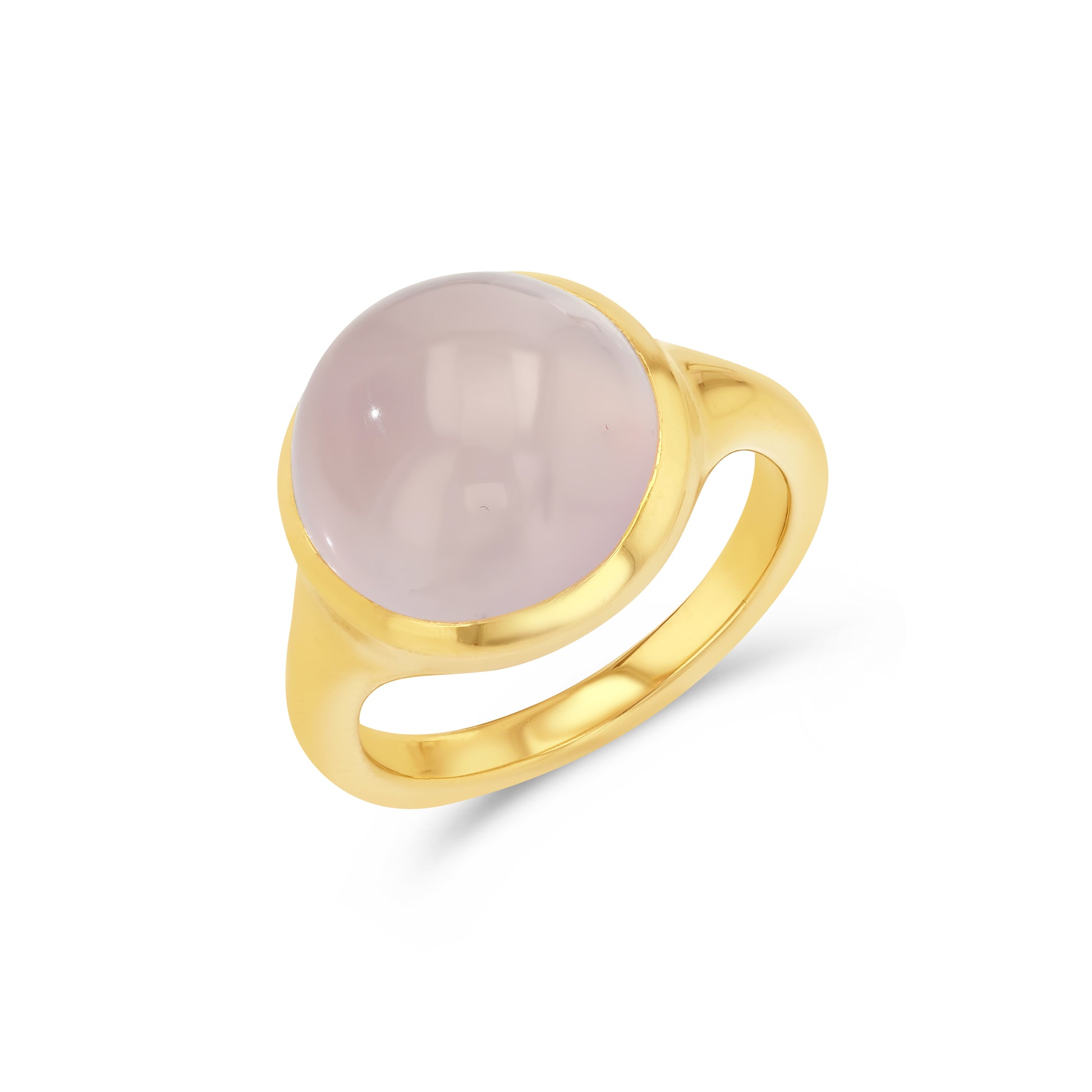 8.09ct Lavender Chalcedony Signet Ring