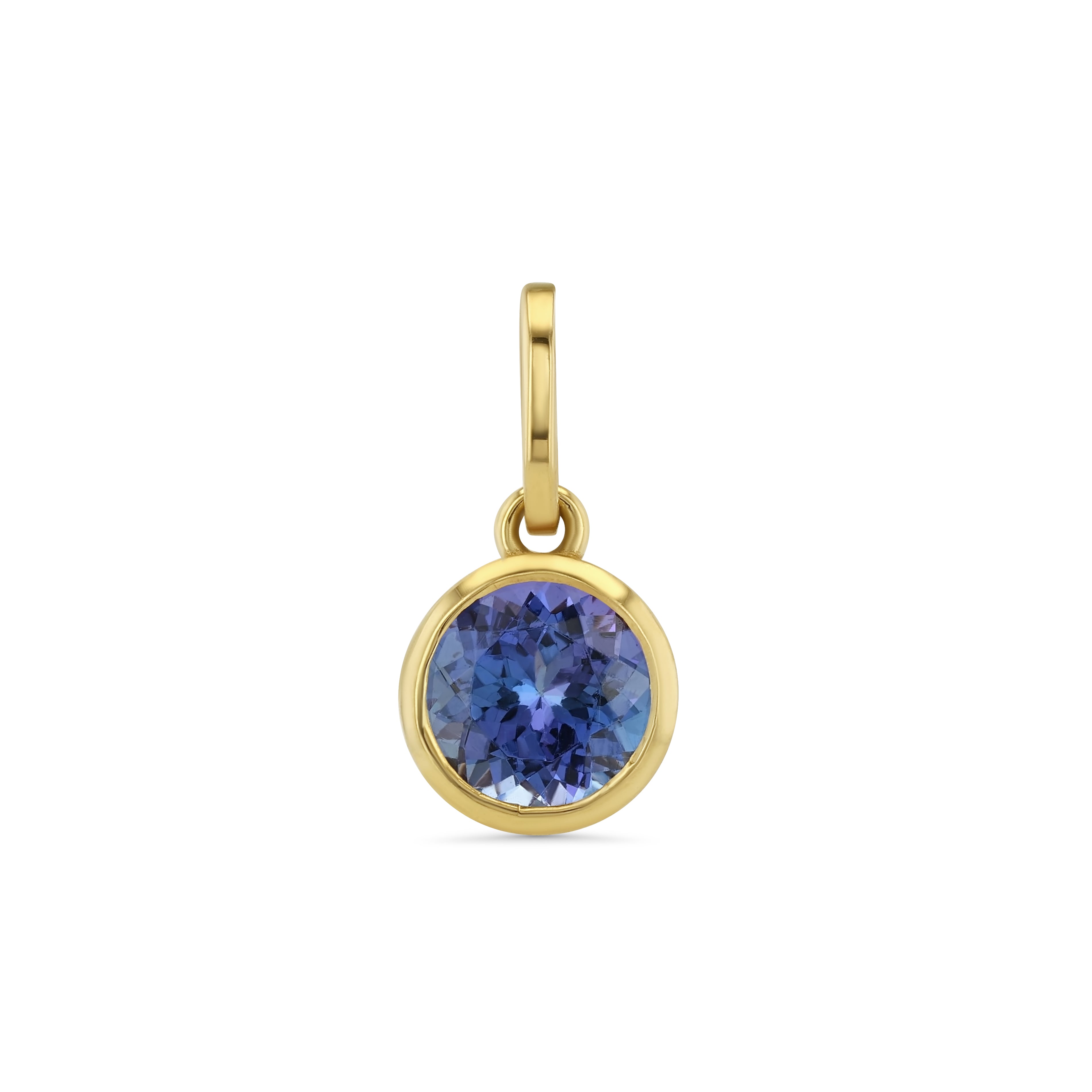 1.65ct Tanzanite Bezel Set Charm
