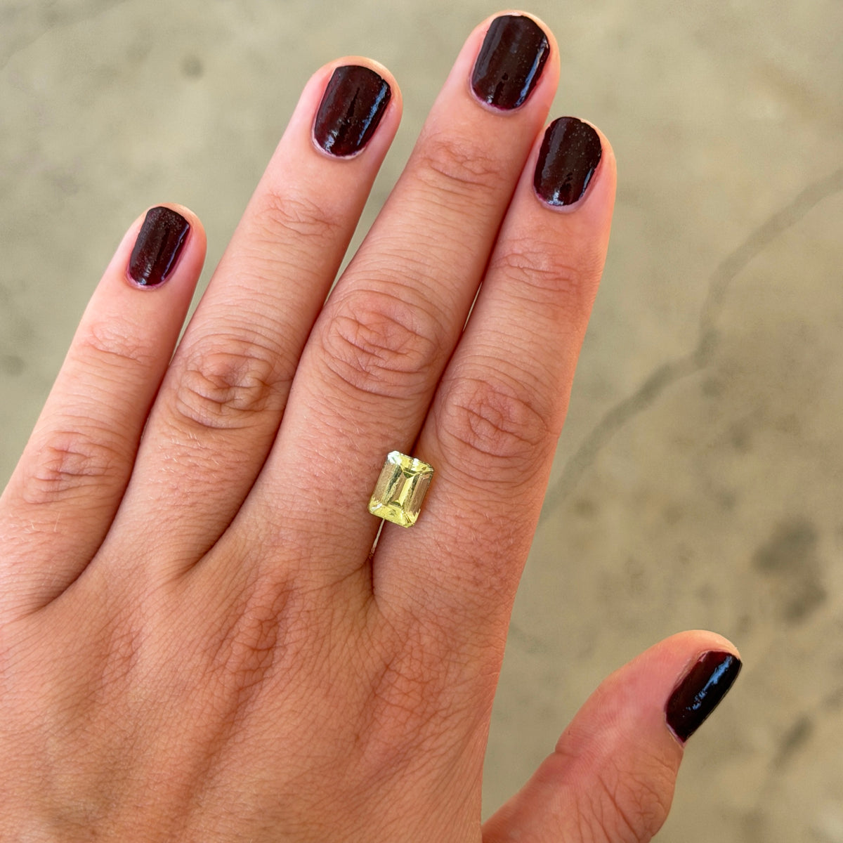 2.11ct Light Emerald-Cut Peridot