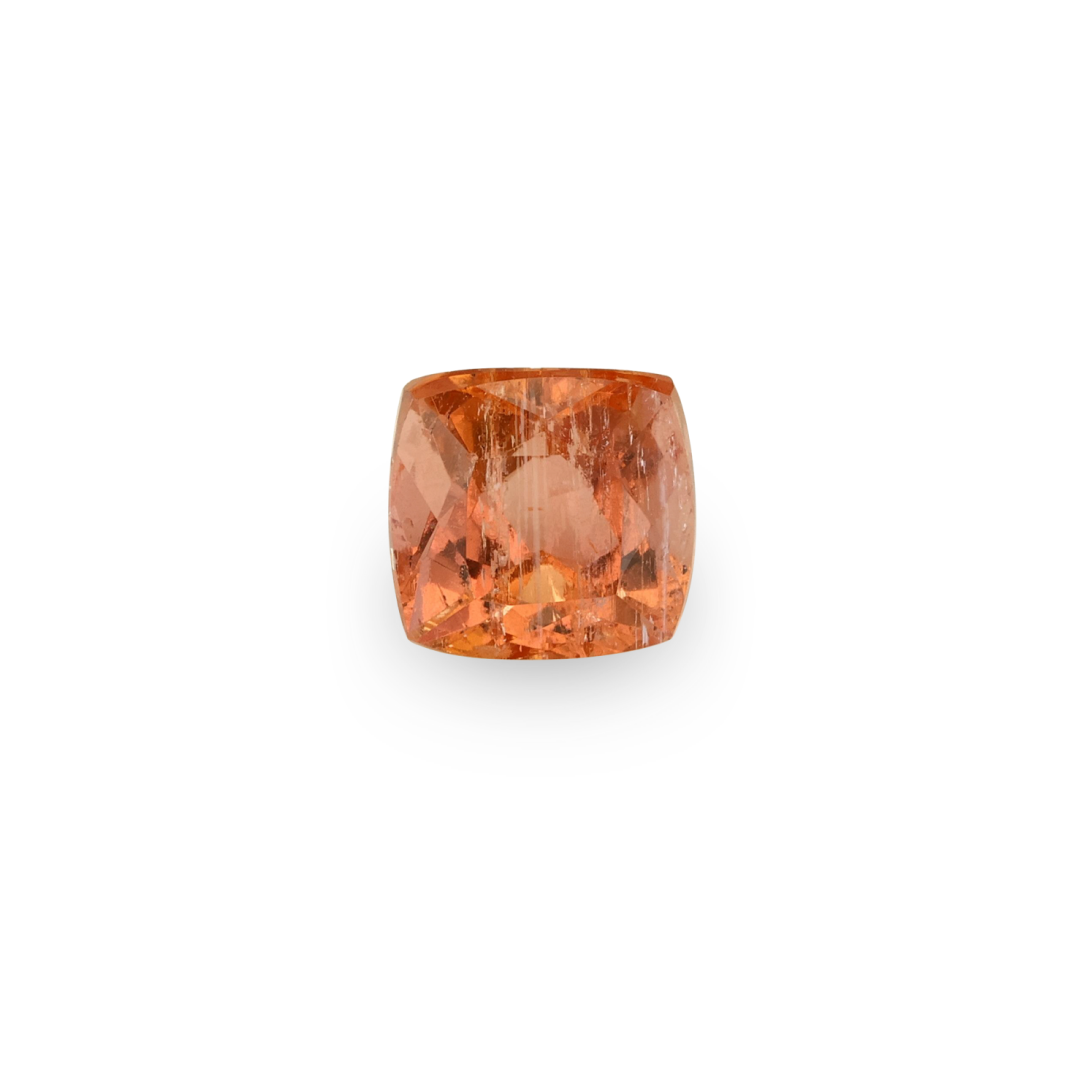 Bespoke 2.18ct Imperial Topaz Cushion Cut