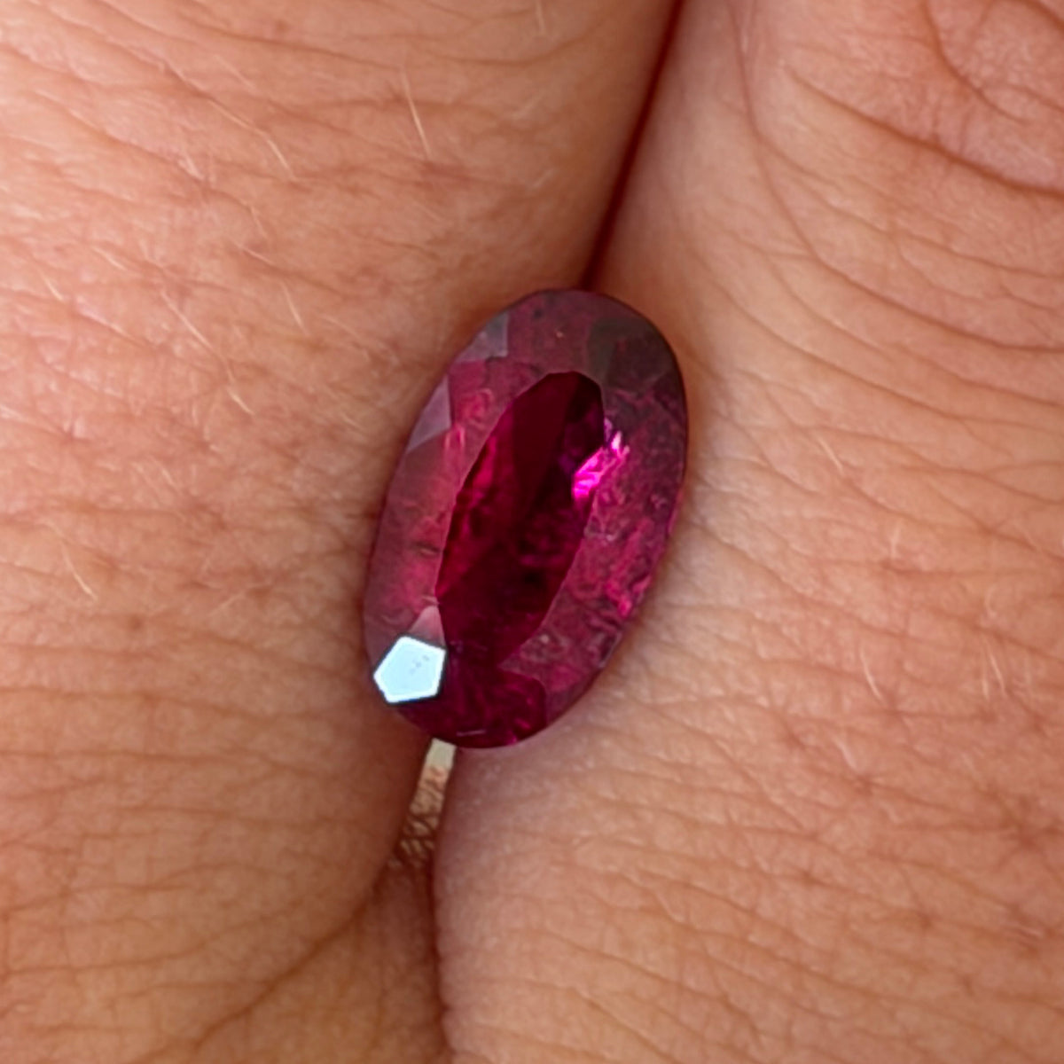 Bespoke 2.25ct Oval Raspberry Pink Tourmaline