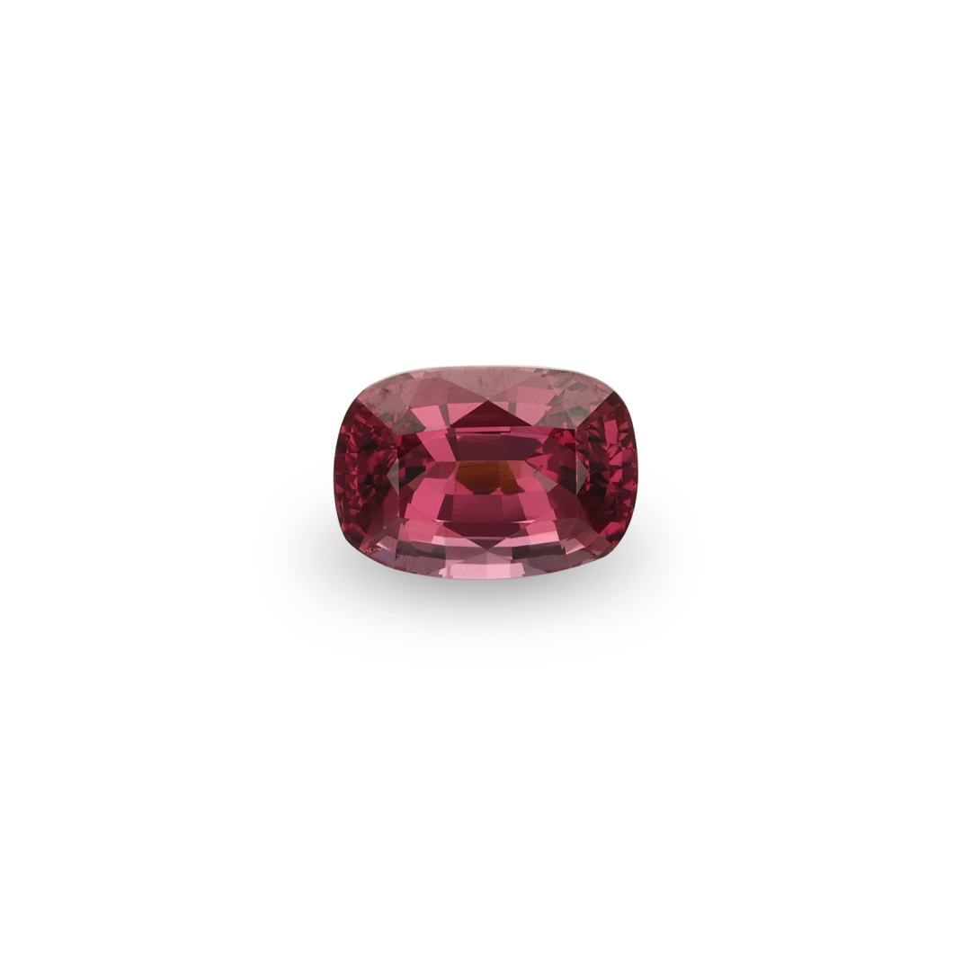 Bespoke 2.38ct Raspberry Spinel Cushion Cut