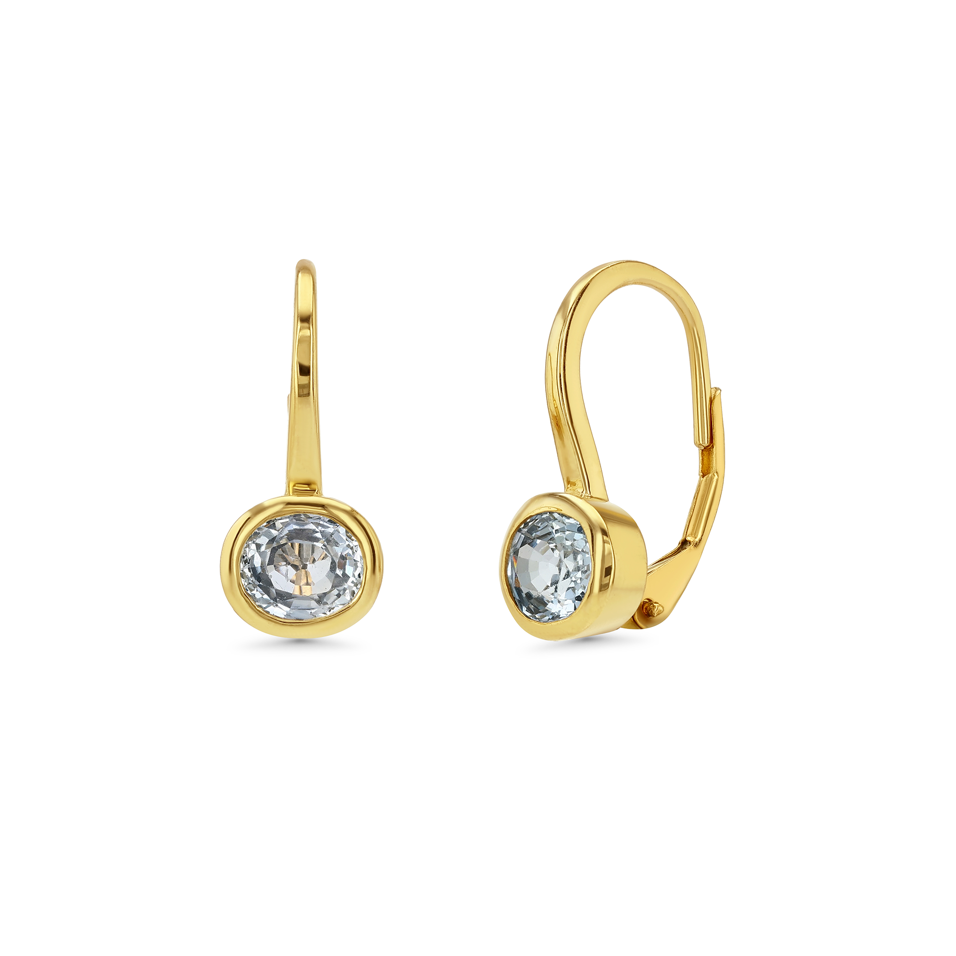 2.44tcw Sapphire Drop Earrings