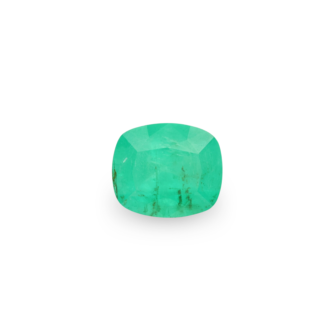 Bespoke 2.57ct Zambian Emerald Cushion Cut
