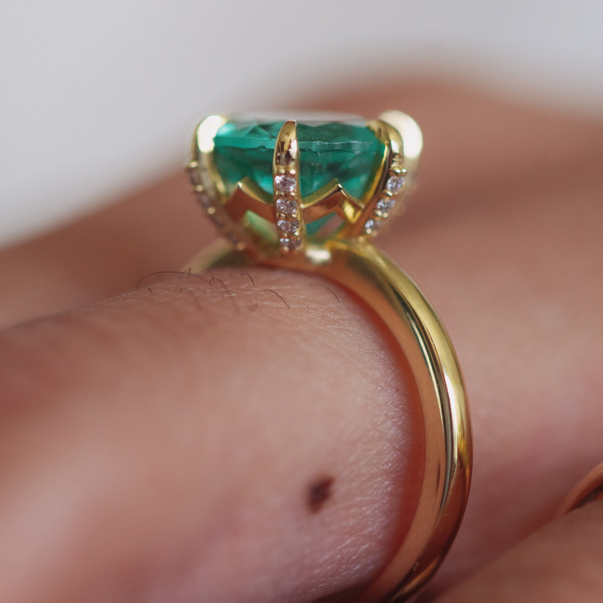 2.81ct Muzo Emerald Neena Ring
