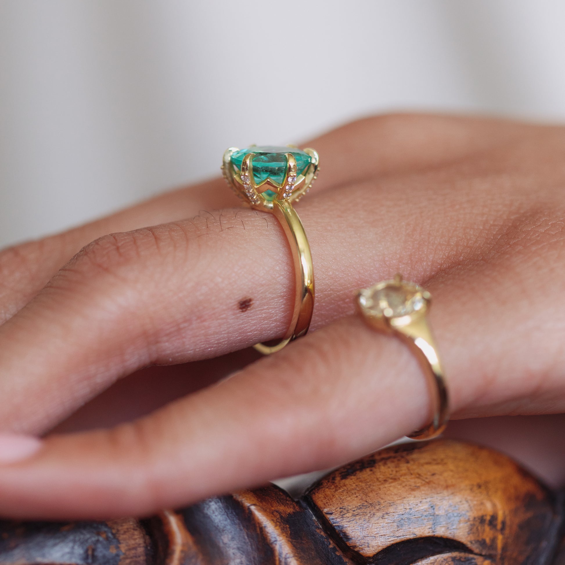 2.81ct Muzo Emerald Neena Ring