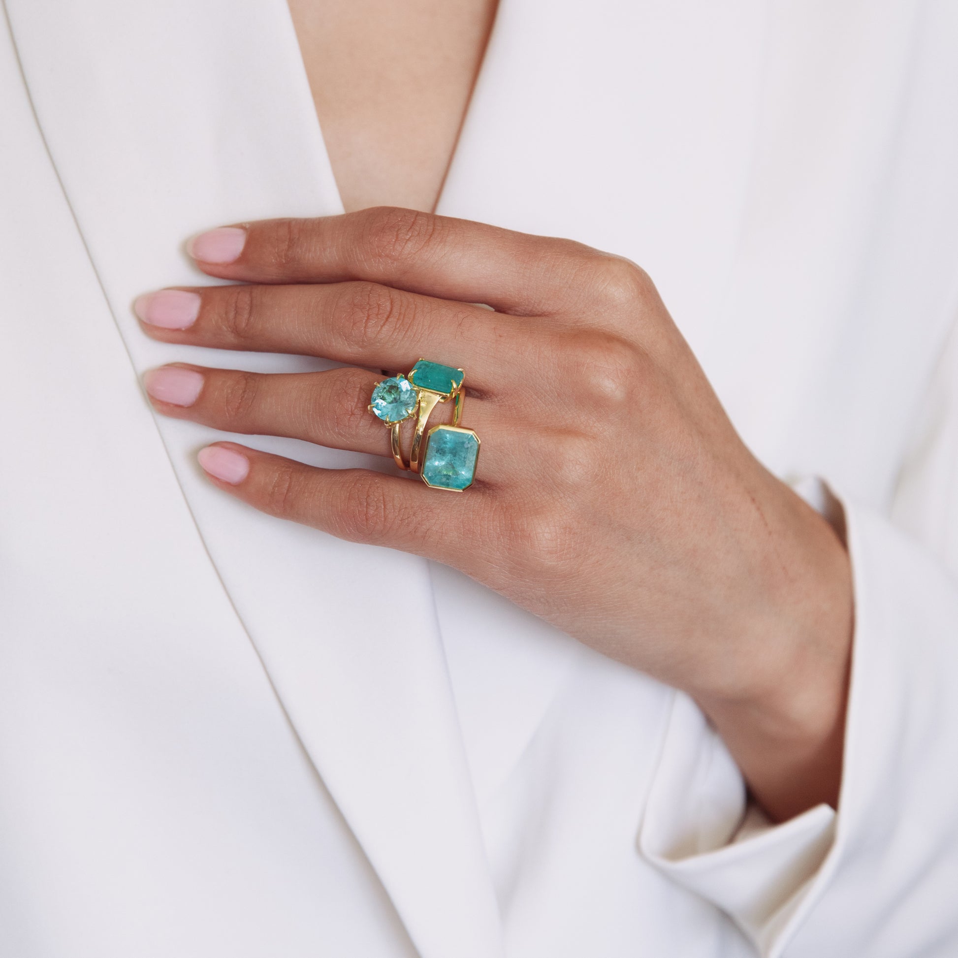 2.81ct Muzo Emerald Neena Ring