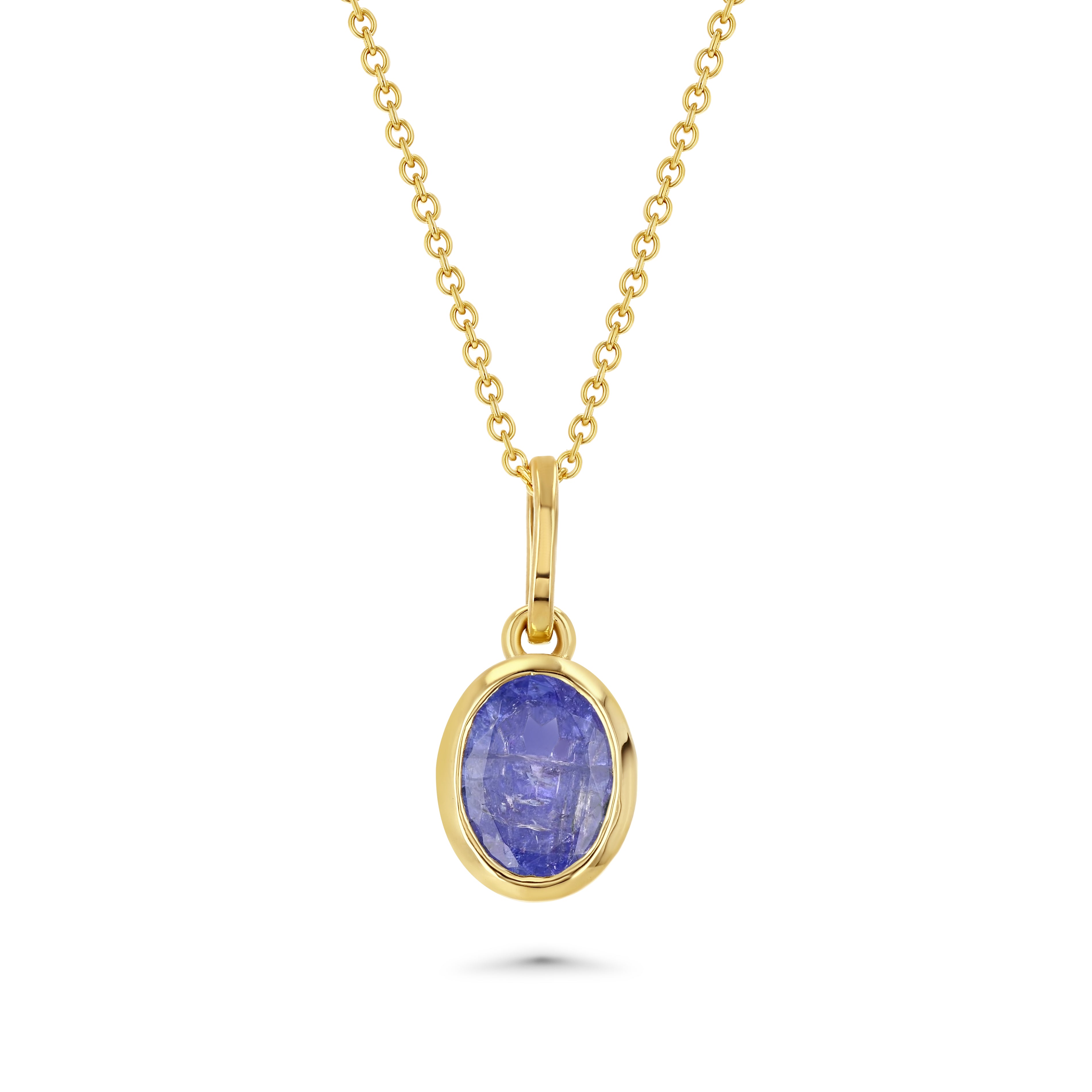 Tanzanite Oval Charm