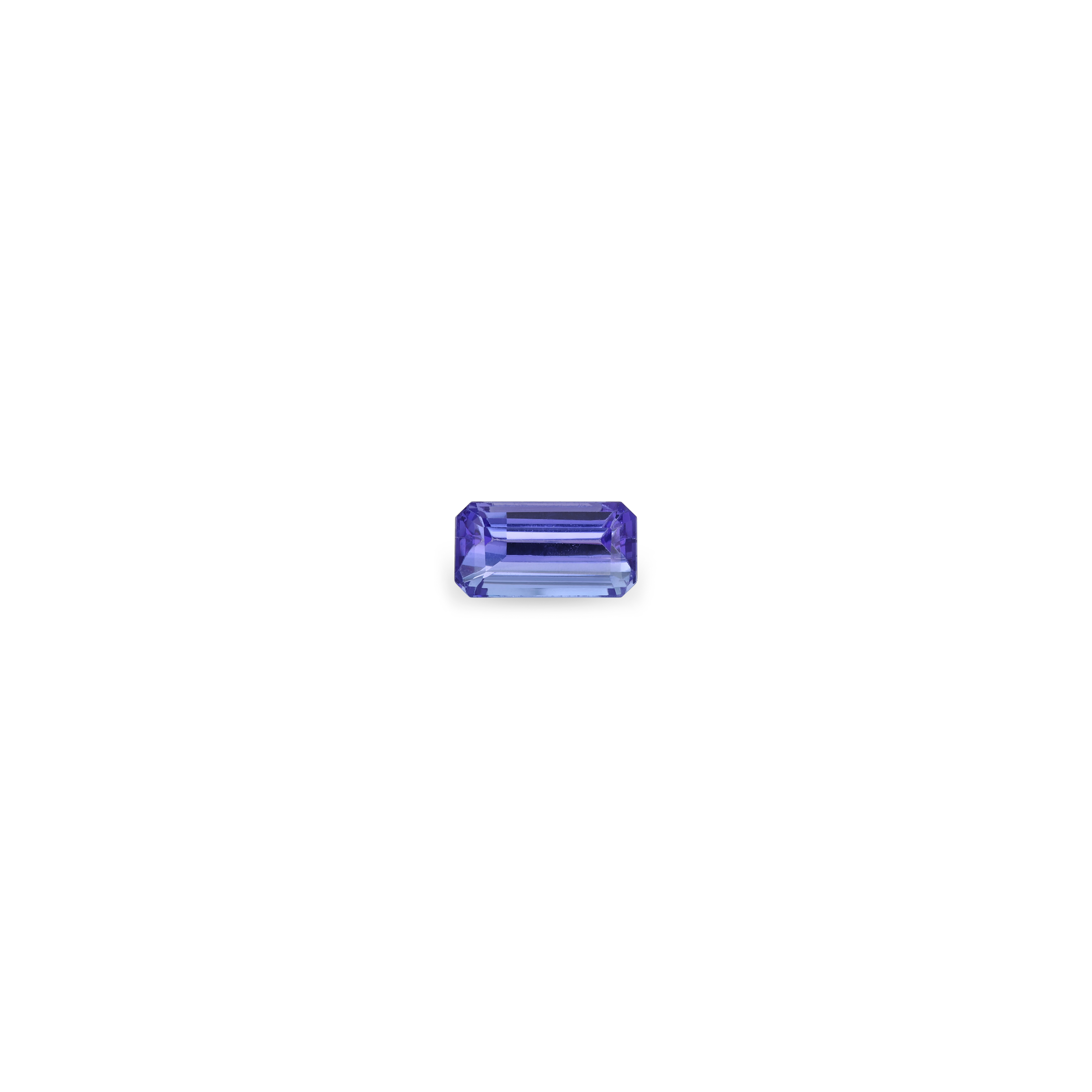 3.02ct Blue-Violet Emerald-Cut Tanzanite