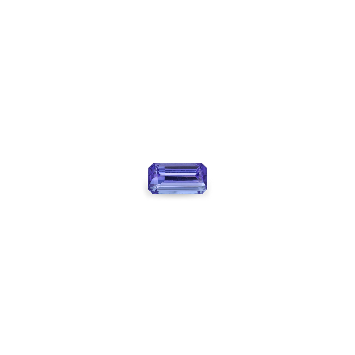 3.02ct Blue-Violet Emerald-Cut Tanzanite