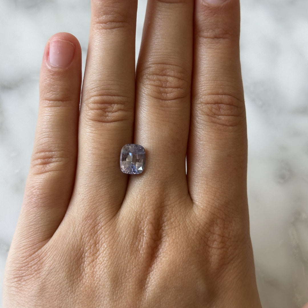 BESPOKE 3.05CT PERIWINKLE SAPPHIRE