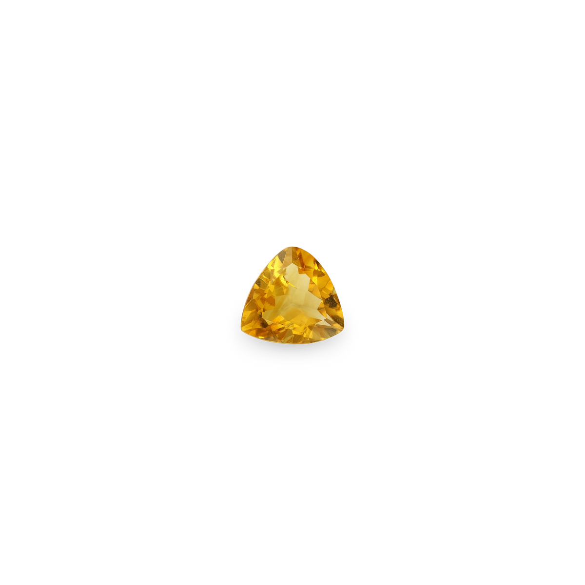 3.47ct Golden Yellow Citrine Trilliant