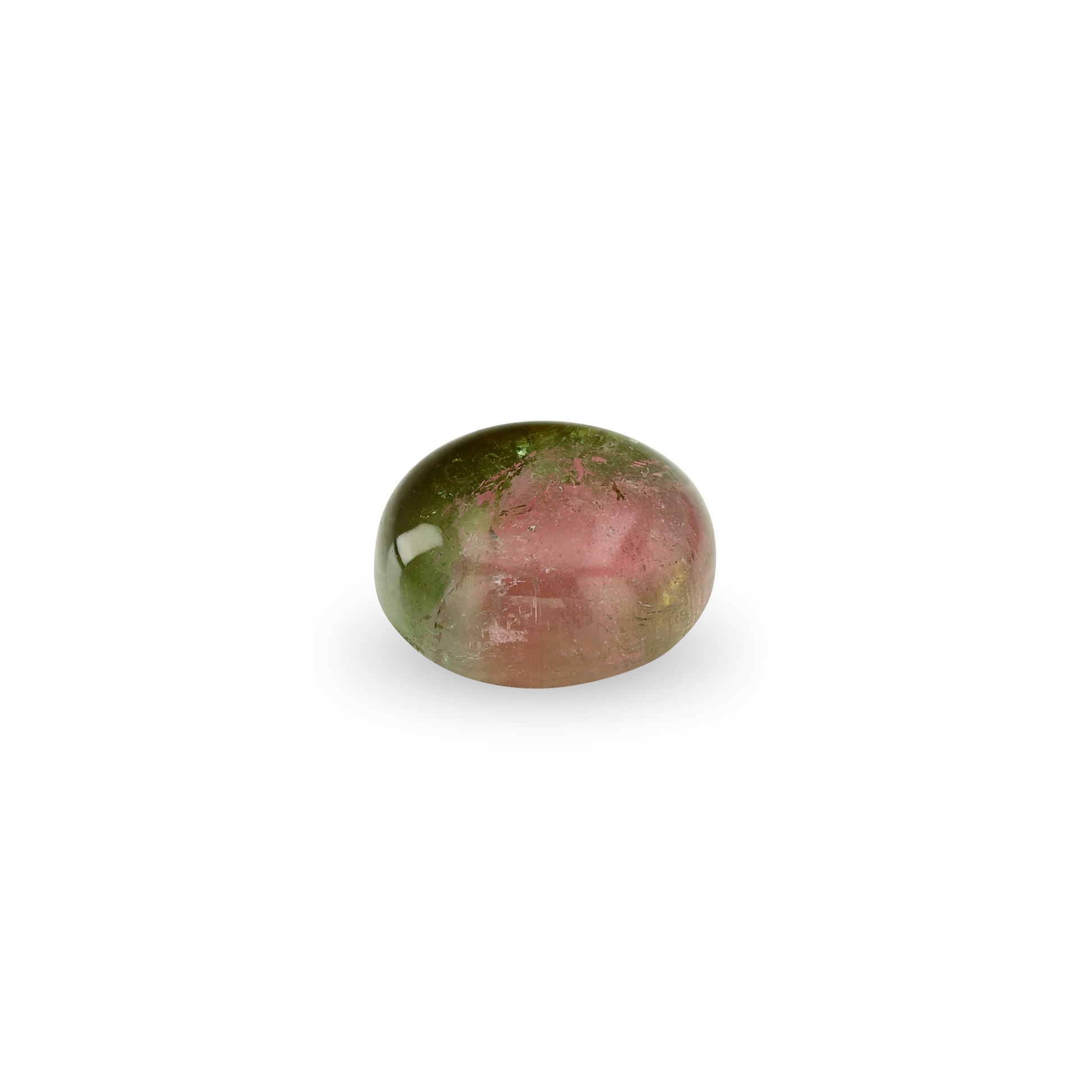 Bespoke 3.54ct Watermelon Tourmaline Cabochon