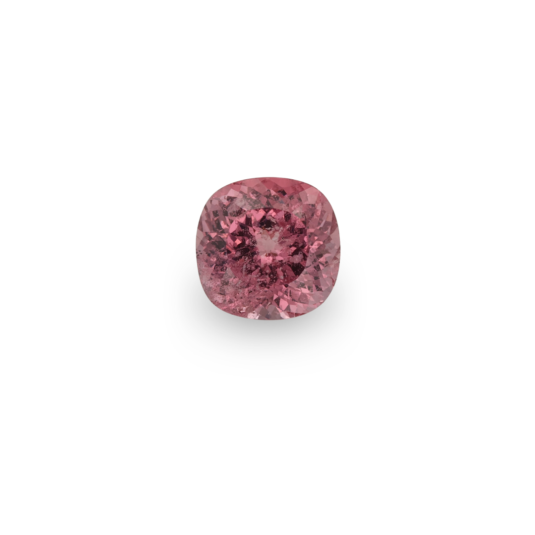 Bespoke 3.64ct Purplish-Pink Rhodolite Garnet Cushion Cut