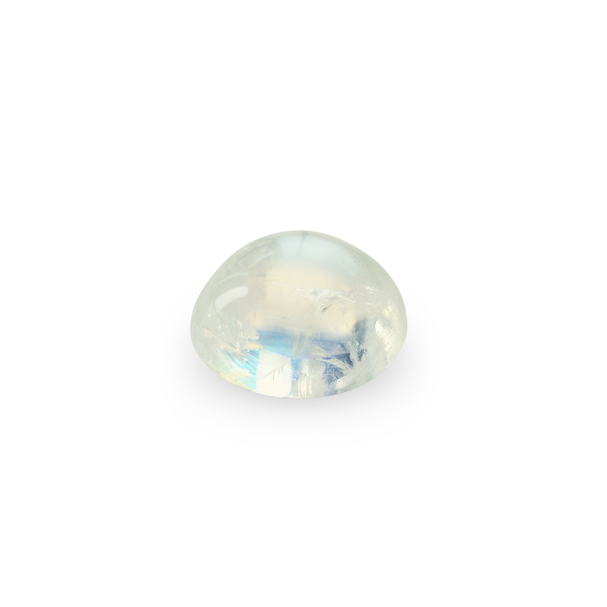 Bespoke 3.67ct Oval Moonstone Cabochon