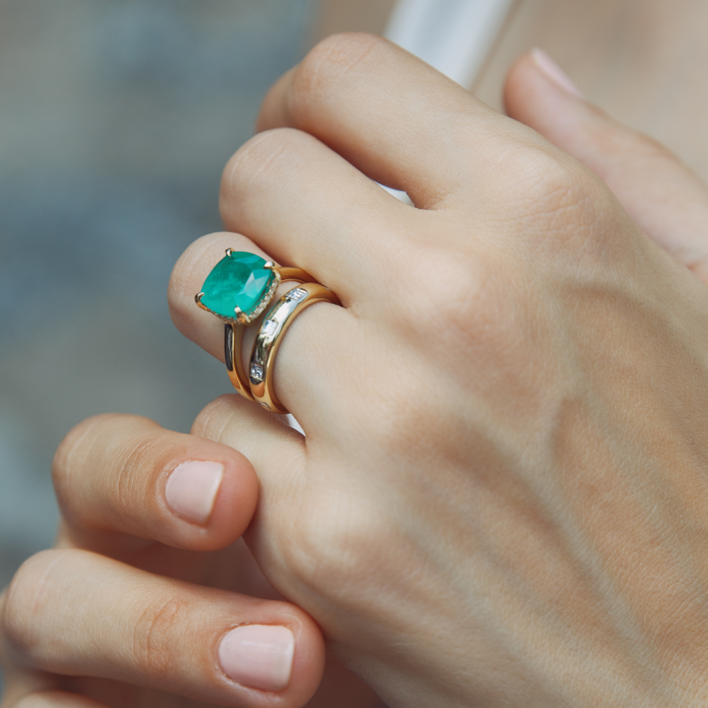 Emerald Belle Ring