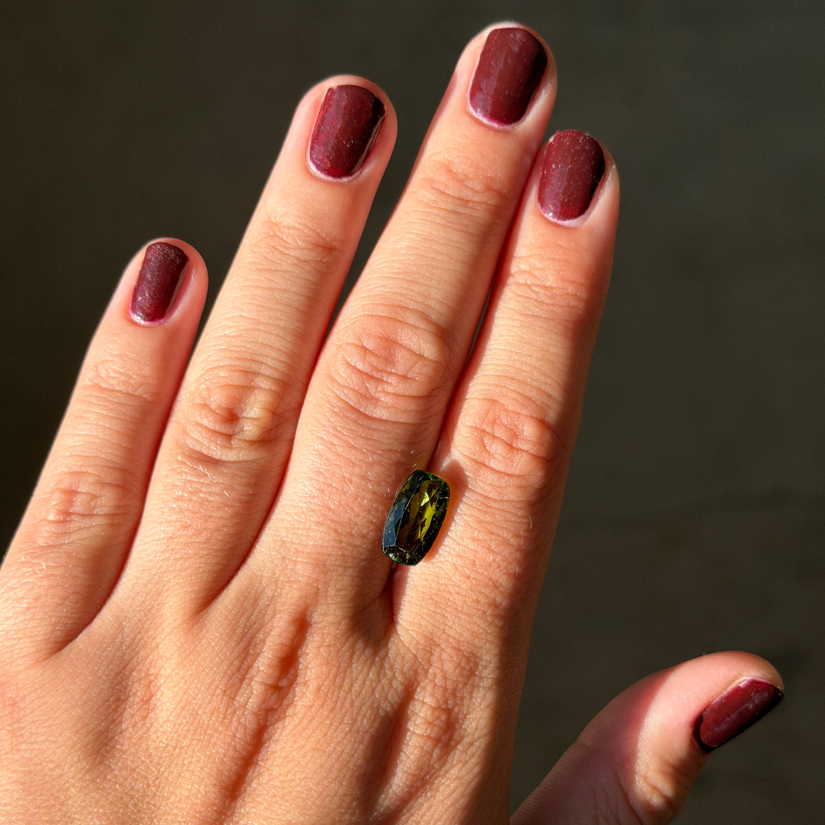 3.82ct Dark Green Tourmaline
