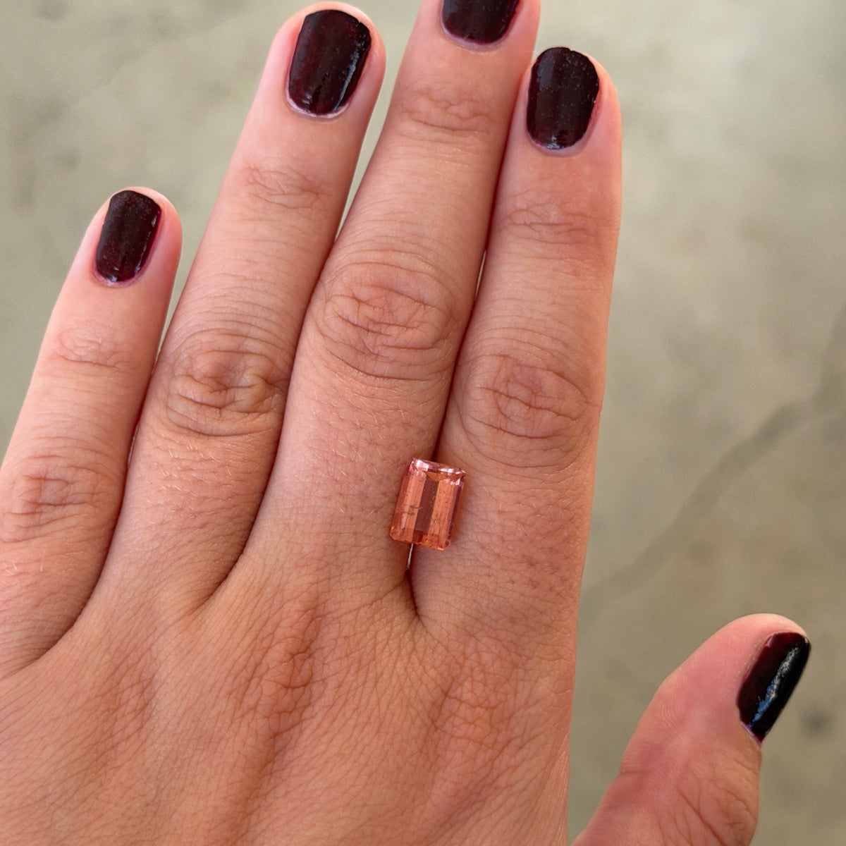 3.82ct Emerald Cut Imperial Topaz
