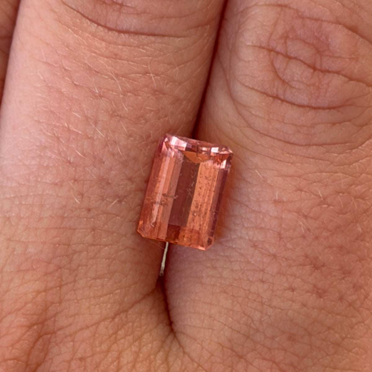 3.82ct Emerald Cut Imperial Topaz