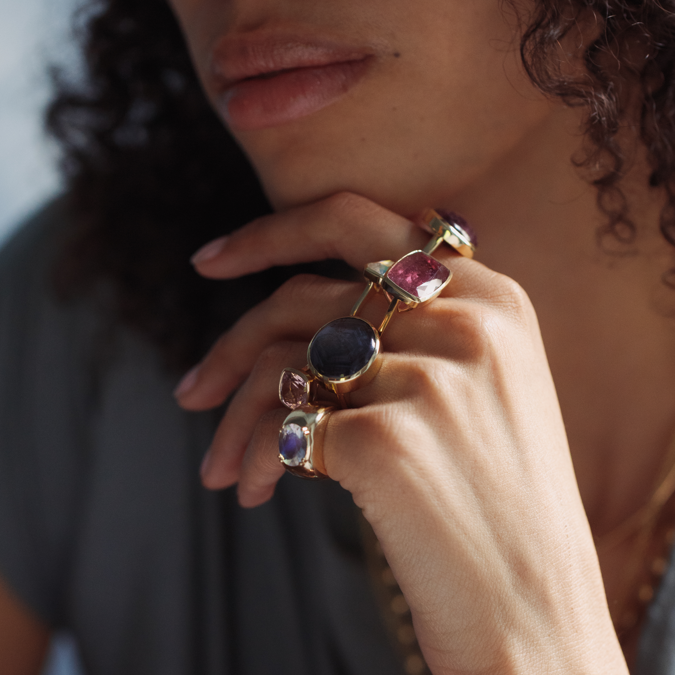 33.52ct Star Sapphire Cabochon Bezel Ring