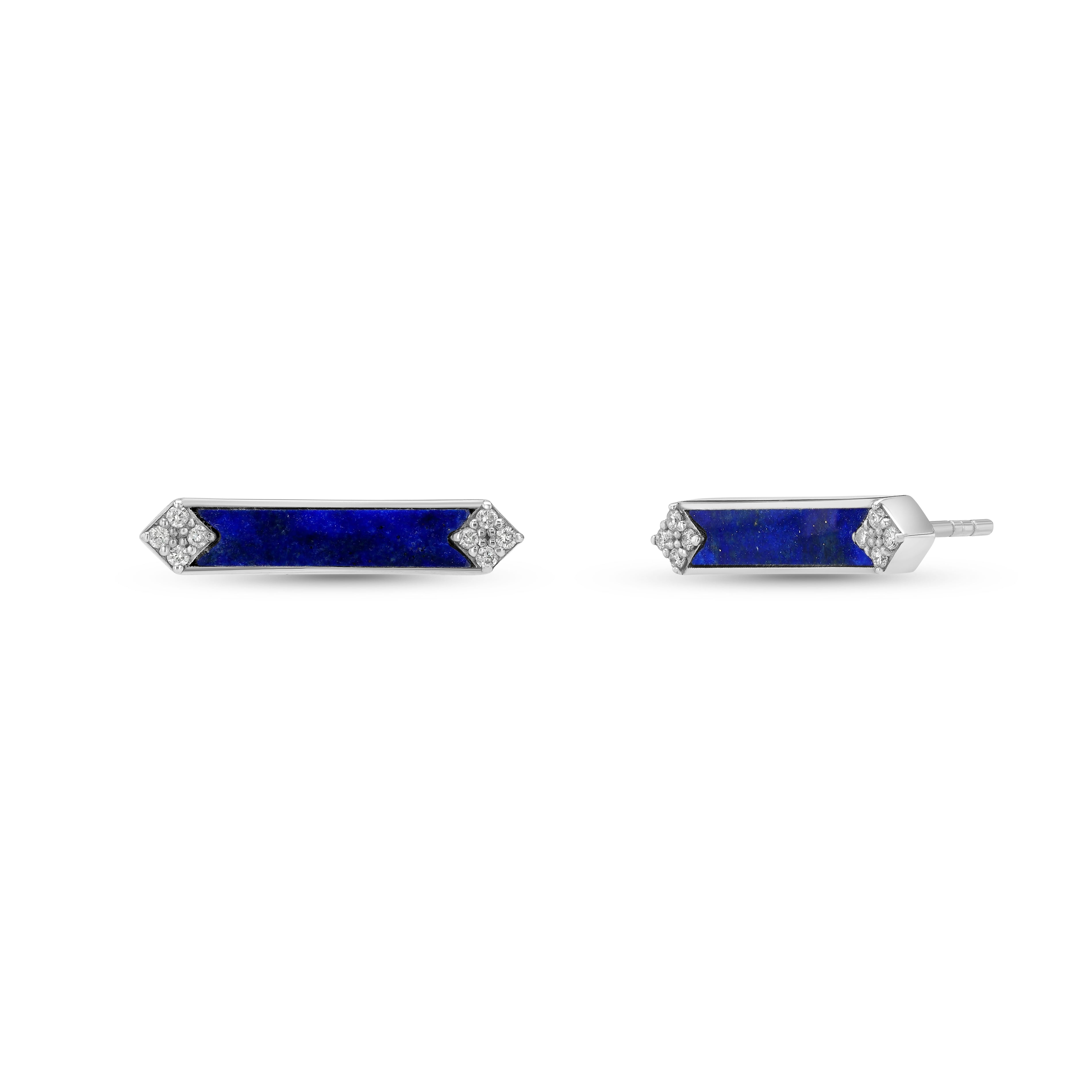 Starling x Meredith Peck Blueprint Lapis Earrings