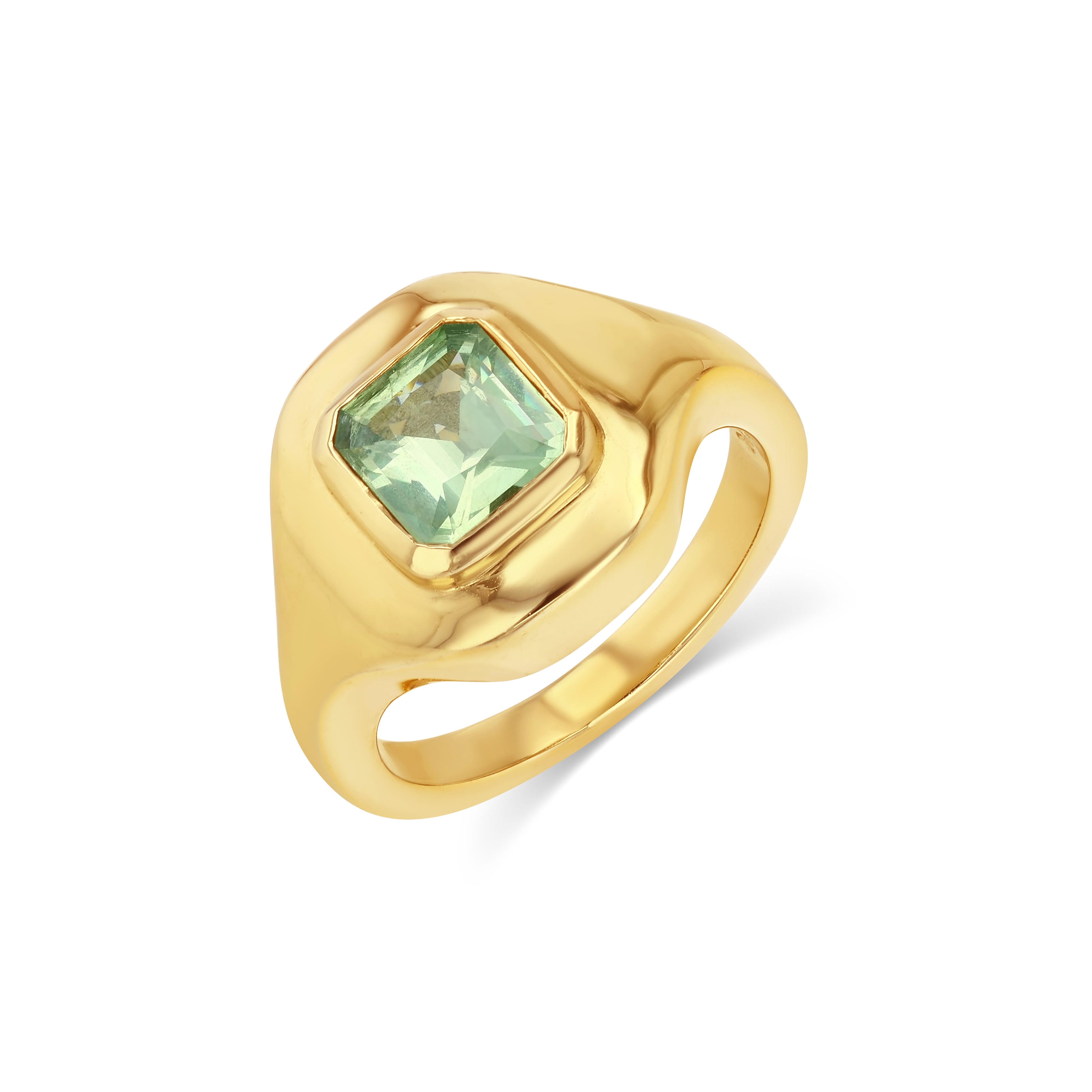 1.07ct Montana Sapphire Ripple Ring