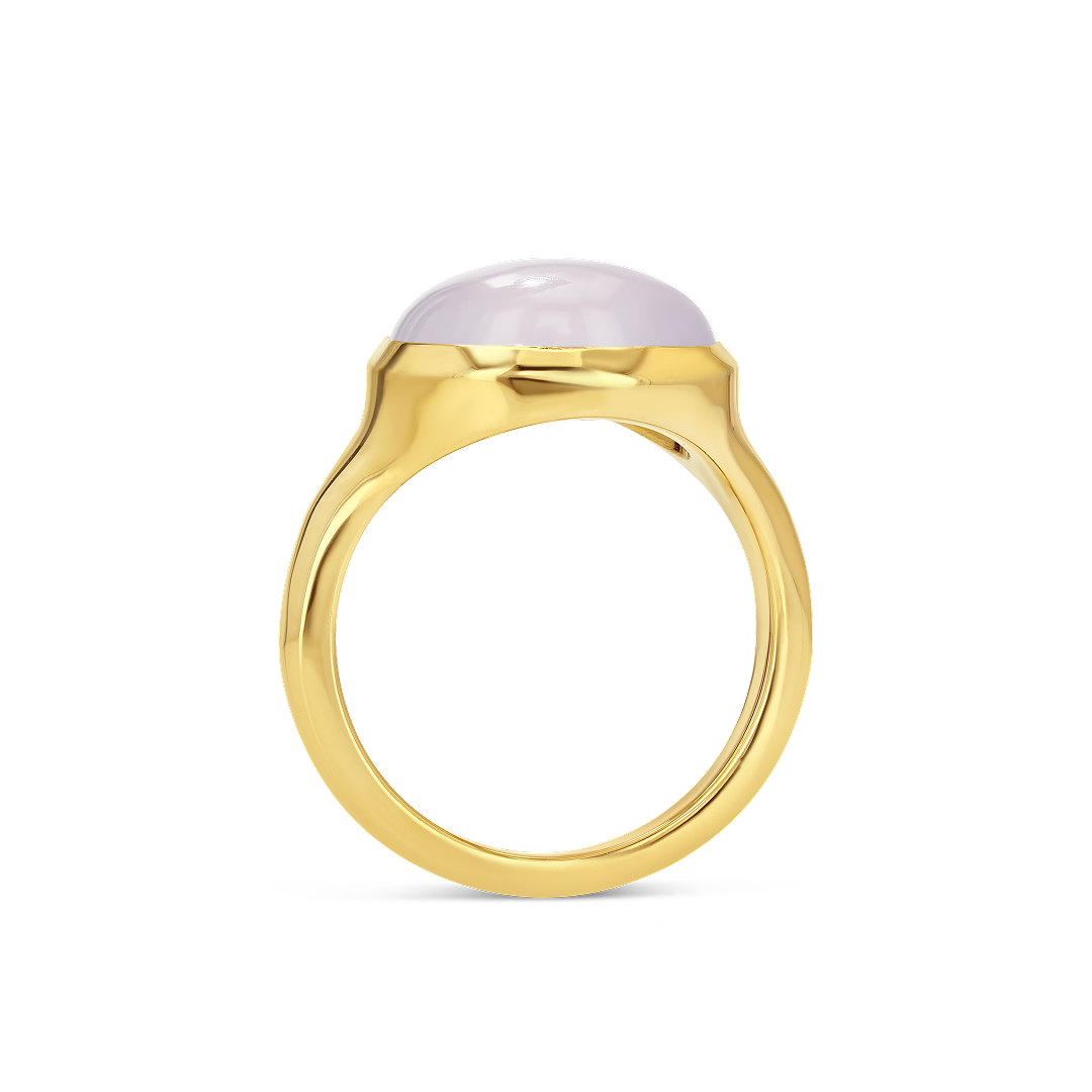 4.10ct Moonstone Signet Ring