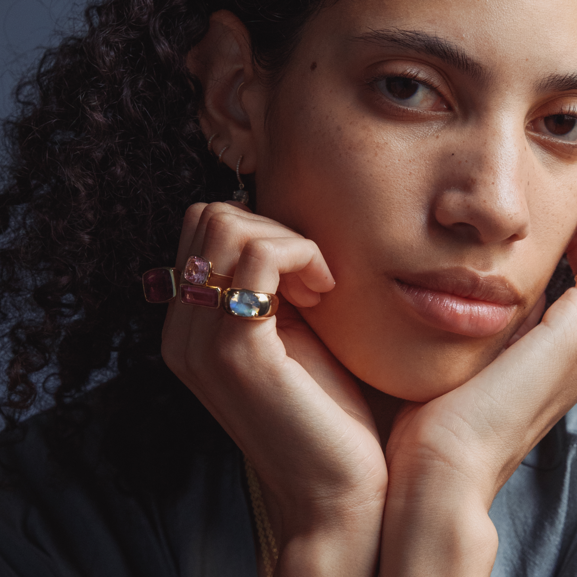 4.26ct Light Pink Tourmaline Cushion Bezel Ring