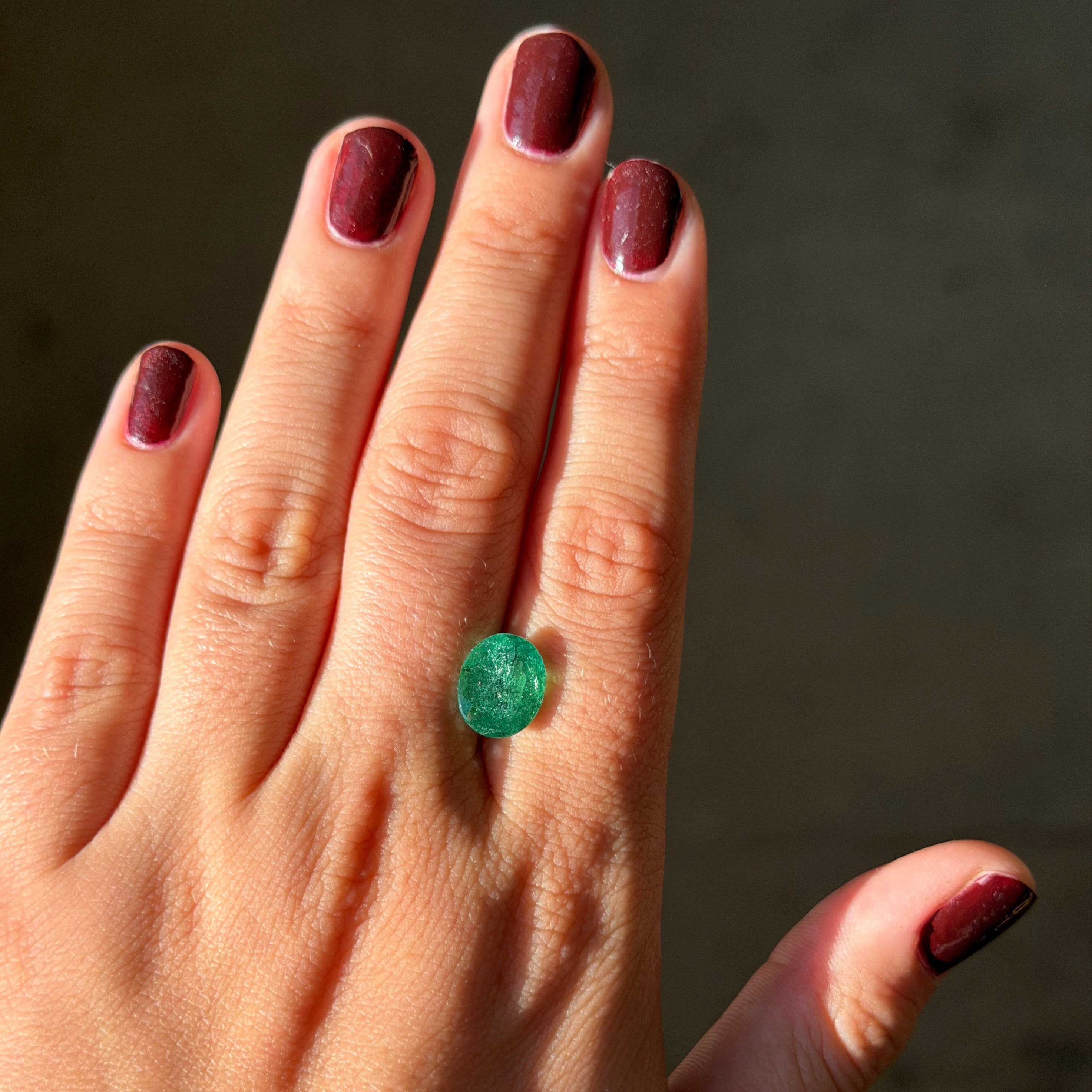 4.52ct Sea Green Oval Tourmaline