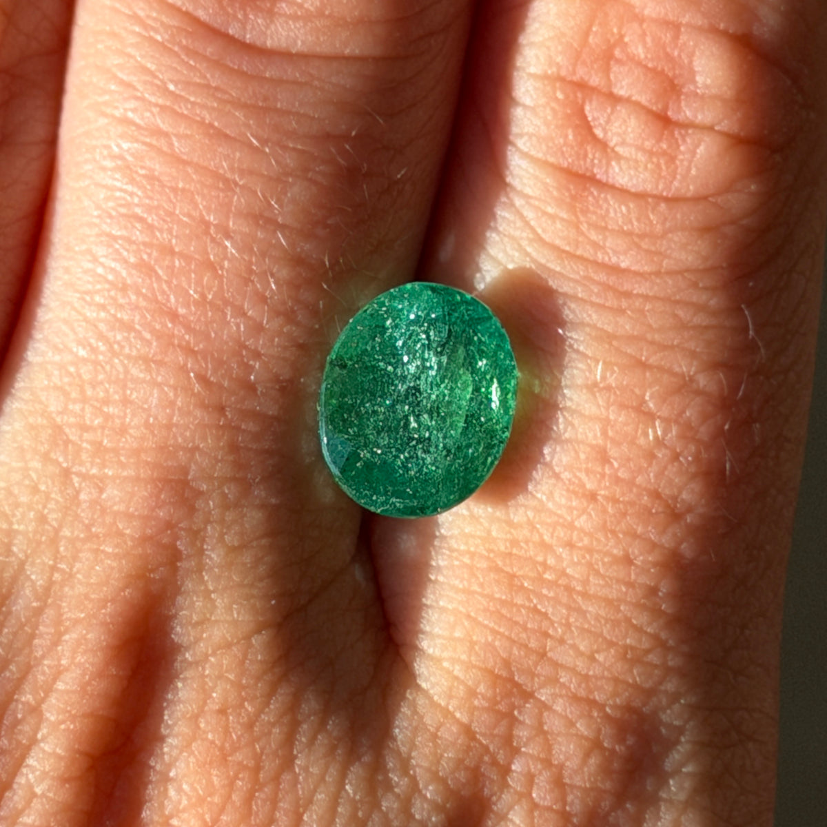 4.52ct Sea Green Oval Tourmaline