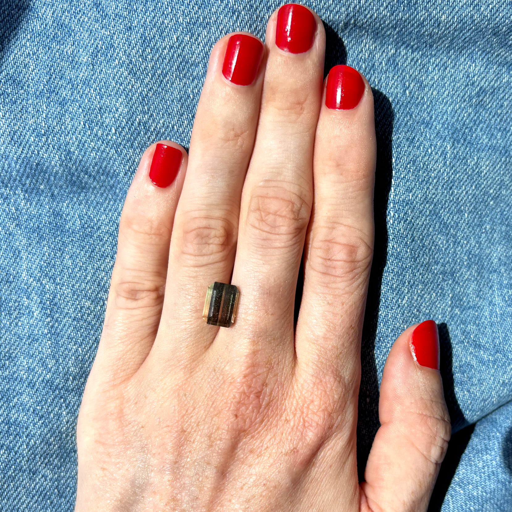 Bespoke 4.59ct Bi-Color Tourmaline