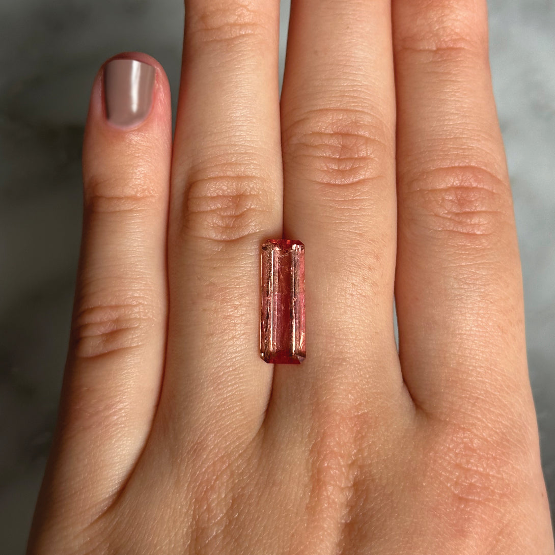 Bespoke 4.84ct Strawberry Imperial Topaz