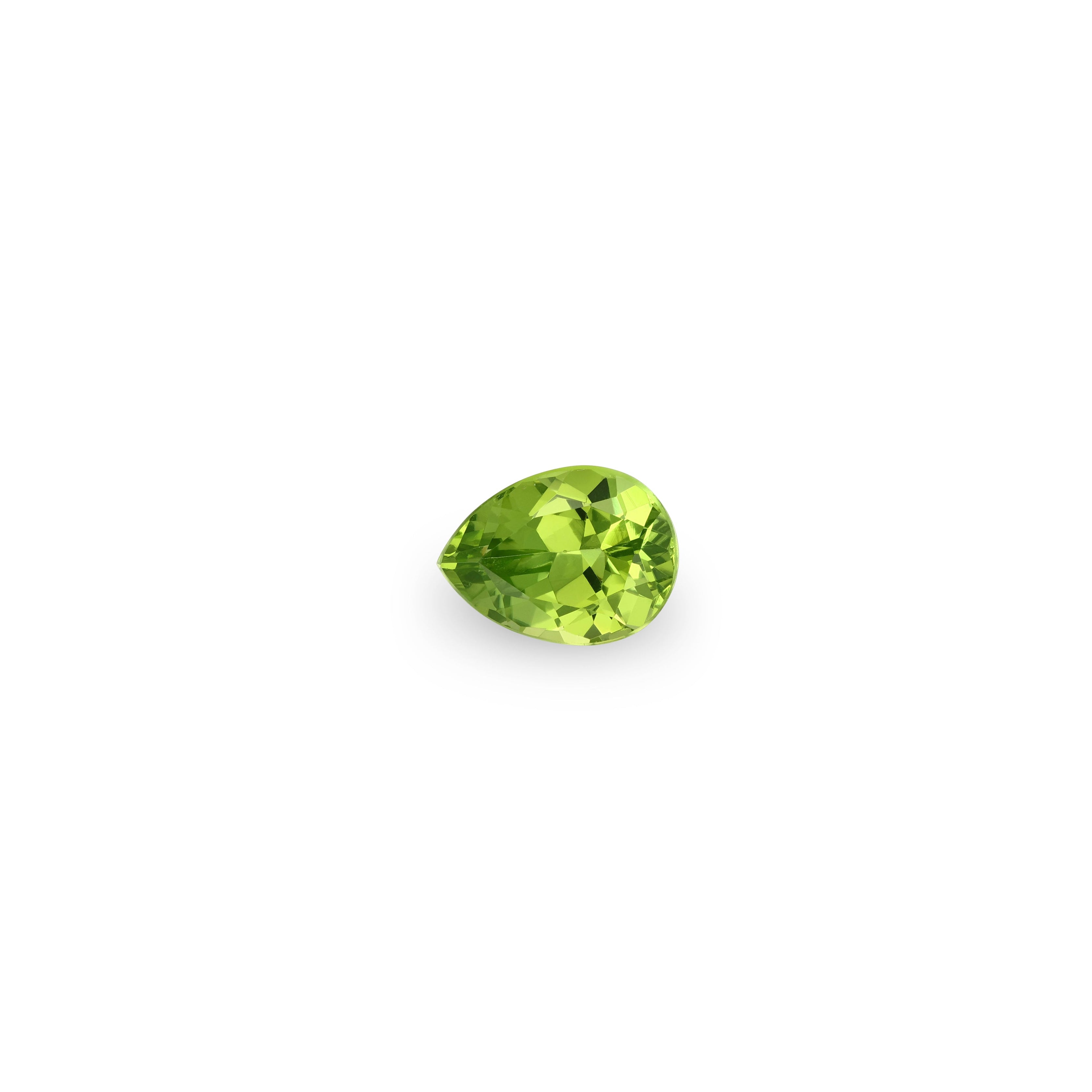 Bespoke 4.80ct Pear Cut Peridot