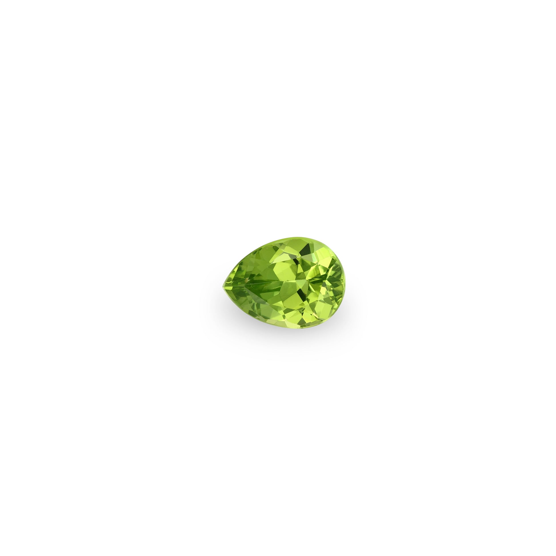 Bespoke 4.80ct Pear Cut Peridot
