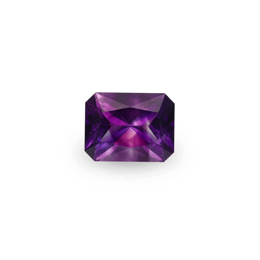 Bespoke 5.68ct Arizona Amethyst Mixed Radiant Cut