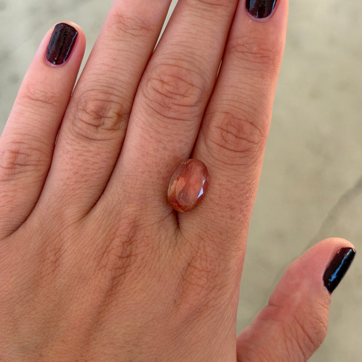 5.80ct Oval Oregon Sunstone