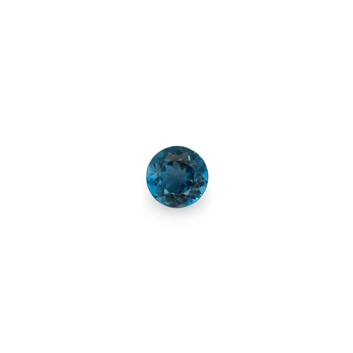 5.85ct Round London Blue Topaz