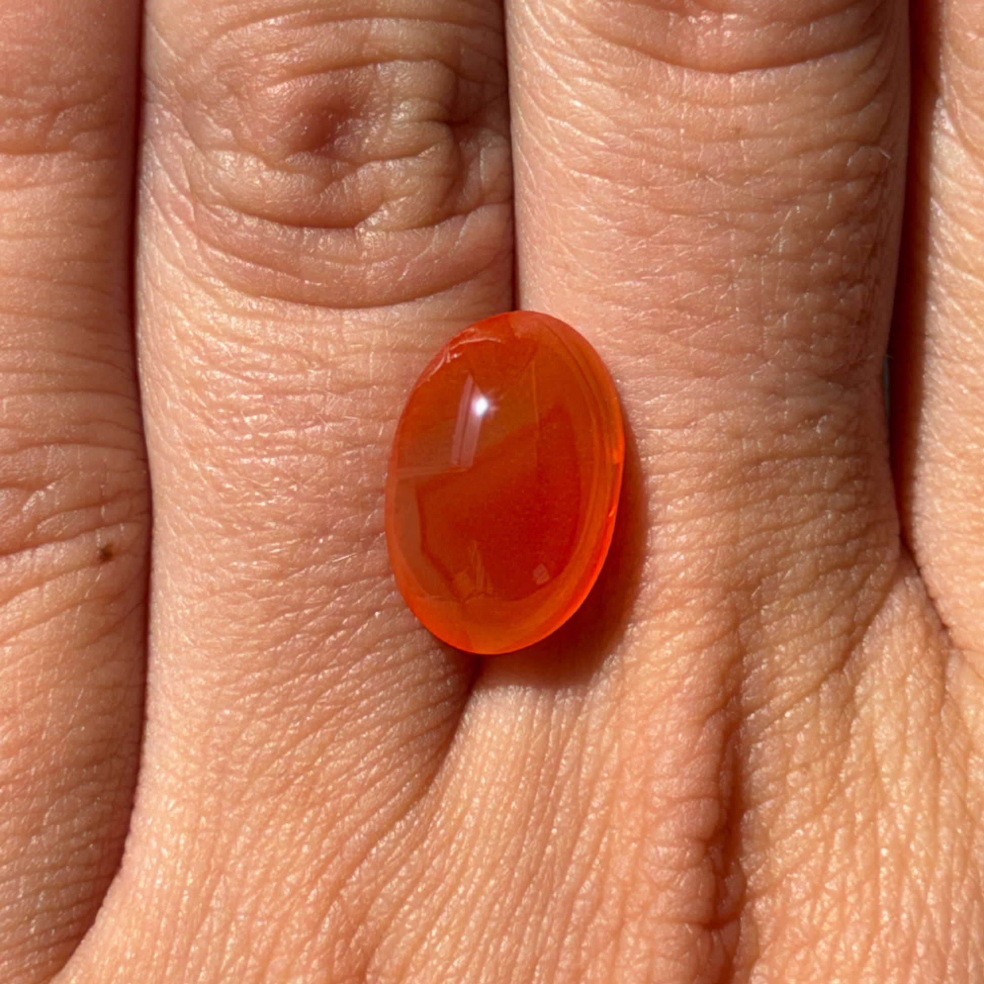 Bespoke 5.86ct Carnelian Cabochon