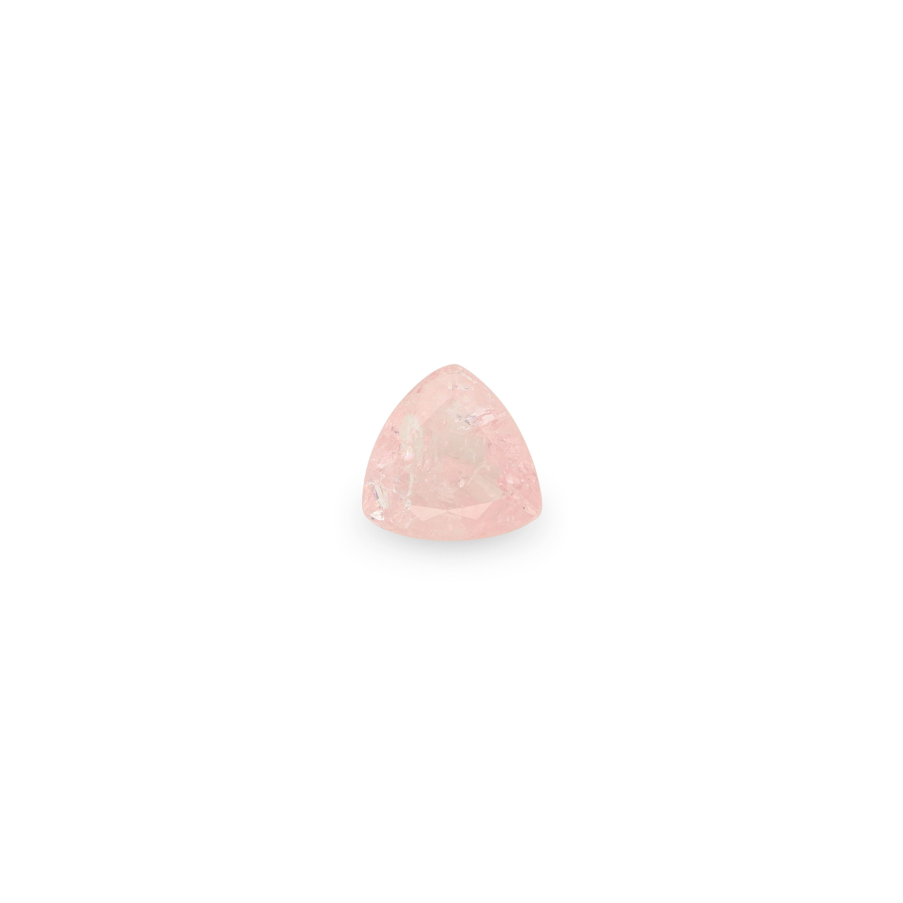 6.14ct Trilliant Pink Beryl