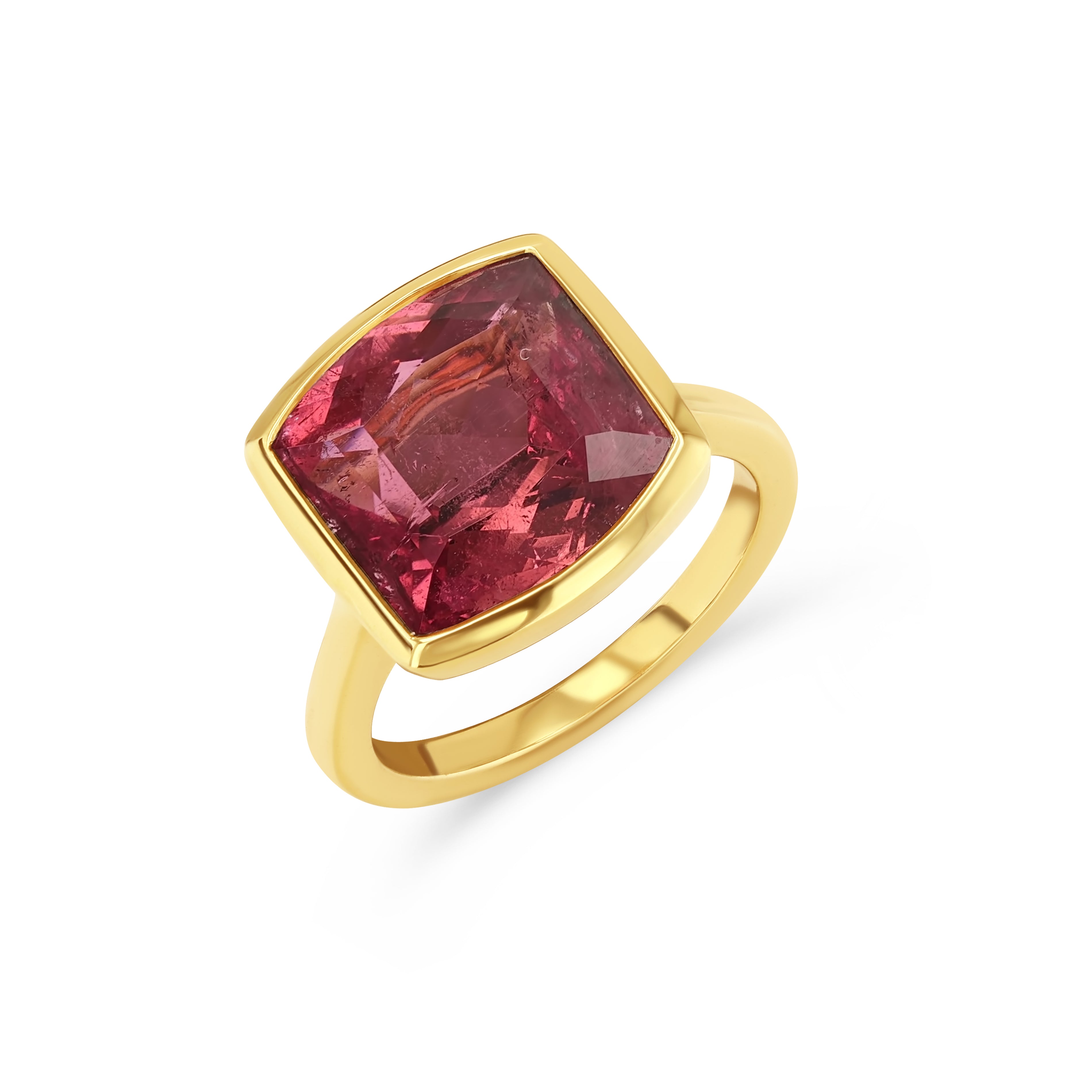 6.22CT BRAZILIAN PINK TOURMALINE RING