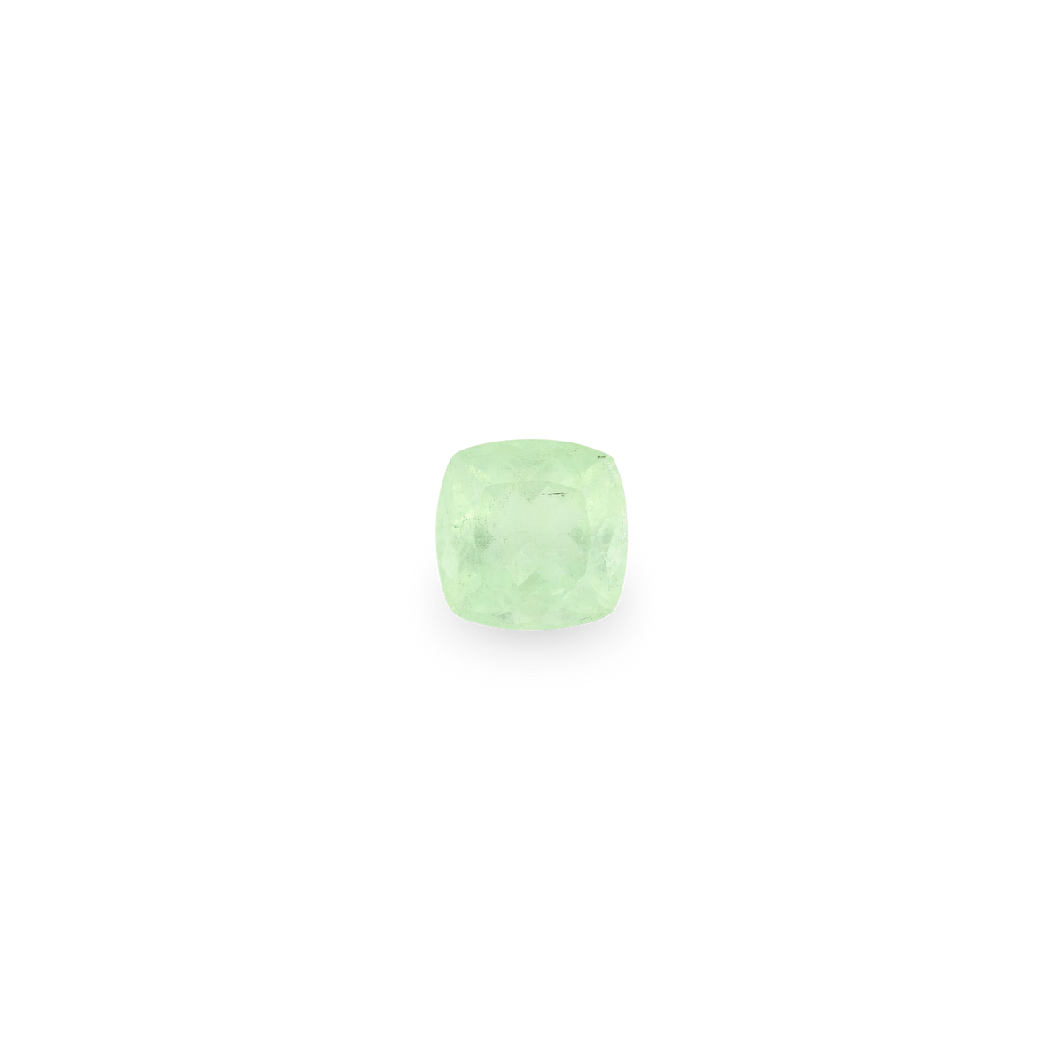 6.62ct Light Green Cushion Cut Beryl