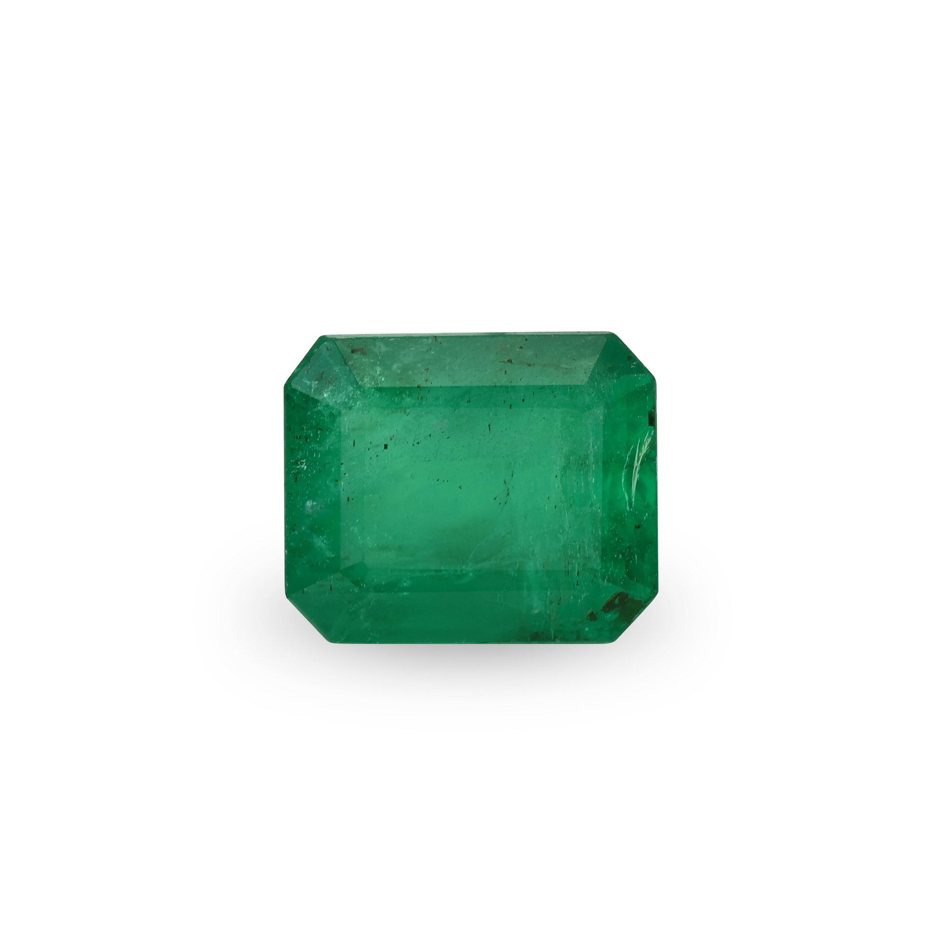 Bespoke 6.88ct Zambian Emerald Cut Emerald