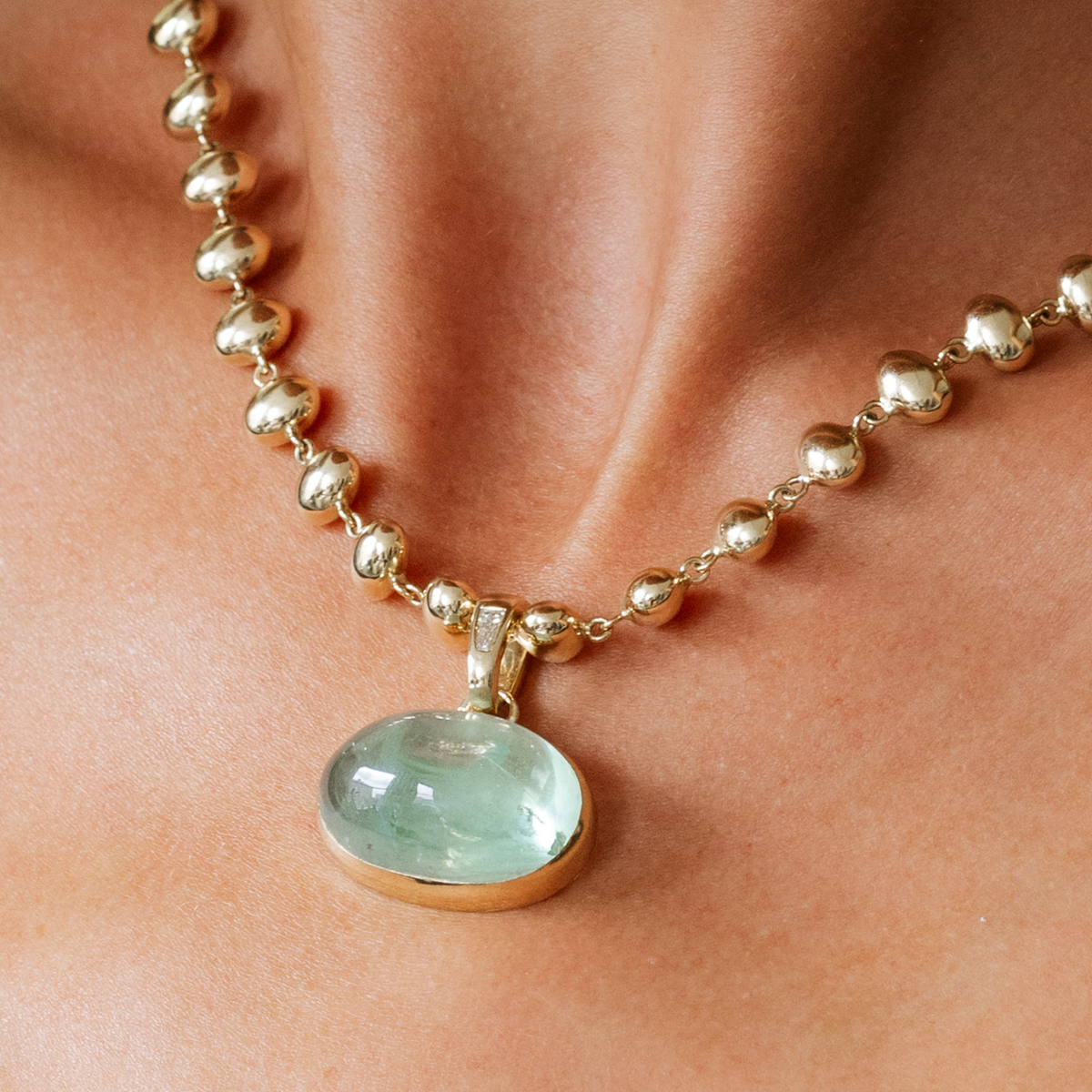 Seafoam Beryl Candy Charm