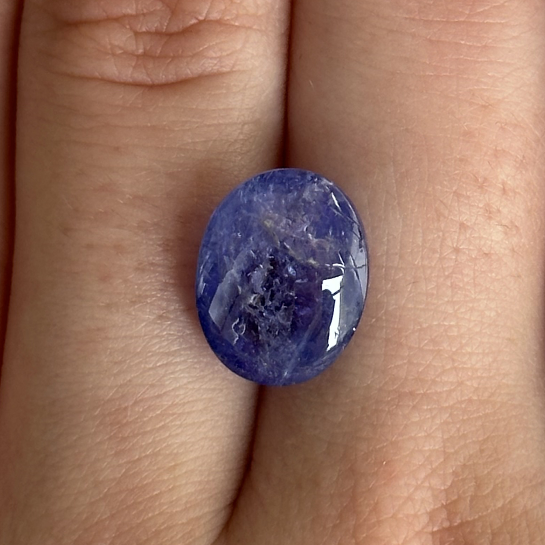 Bespoke 8.29ct Tanzanite Cabochon