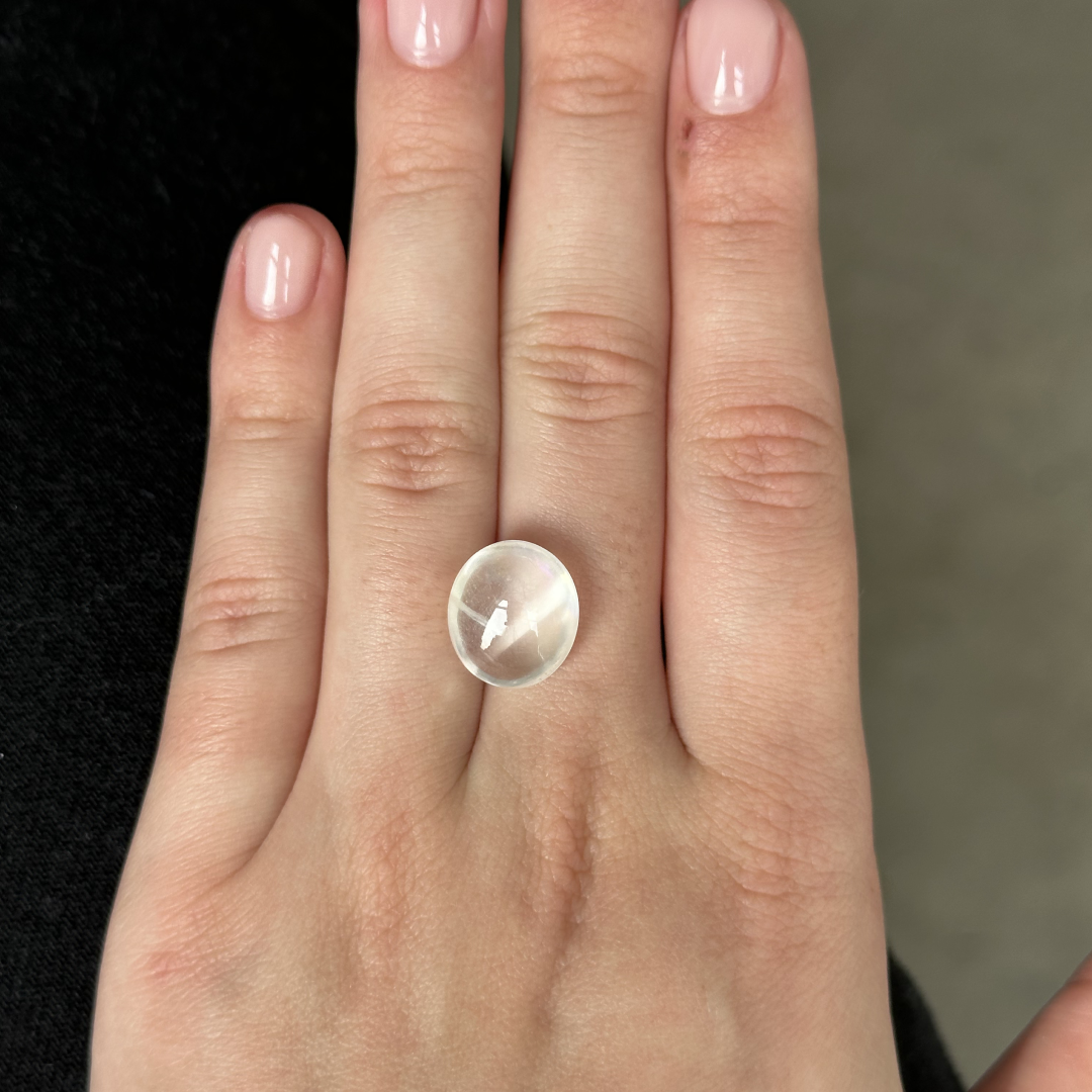 Bespoke 8.86ct Madagascar Moonstone Cabochon
