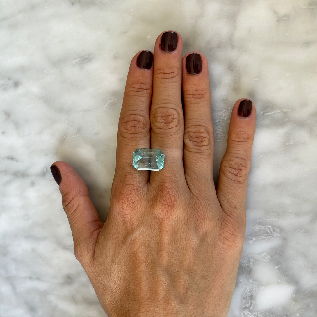 BESPOKE 9.11CT AQUAMARINE