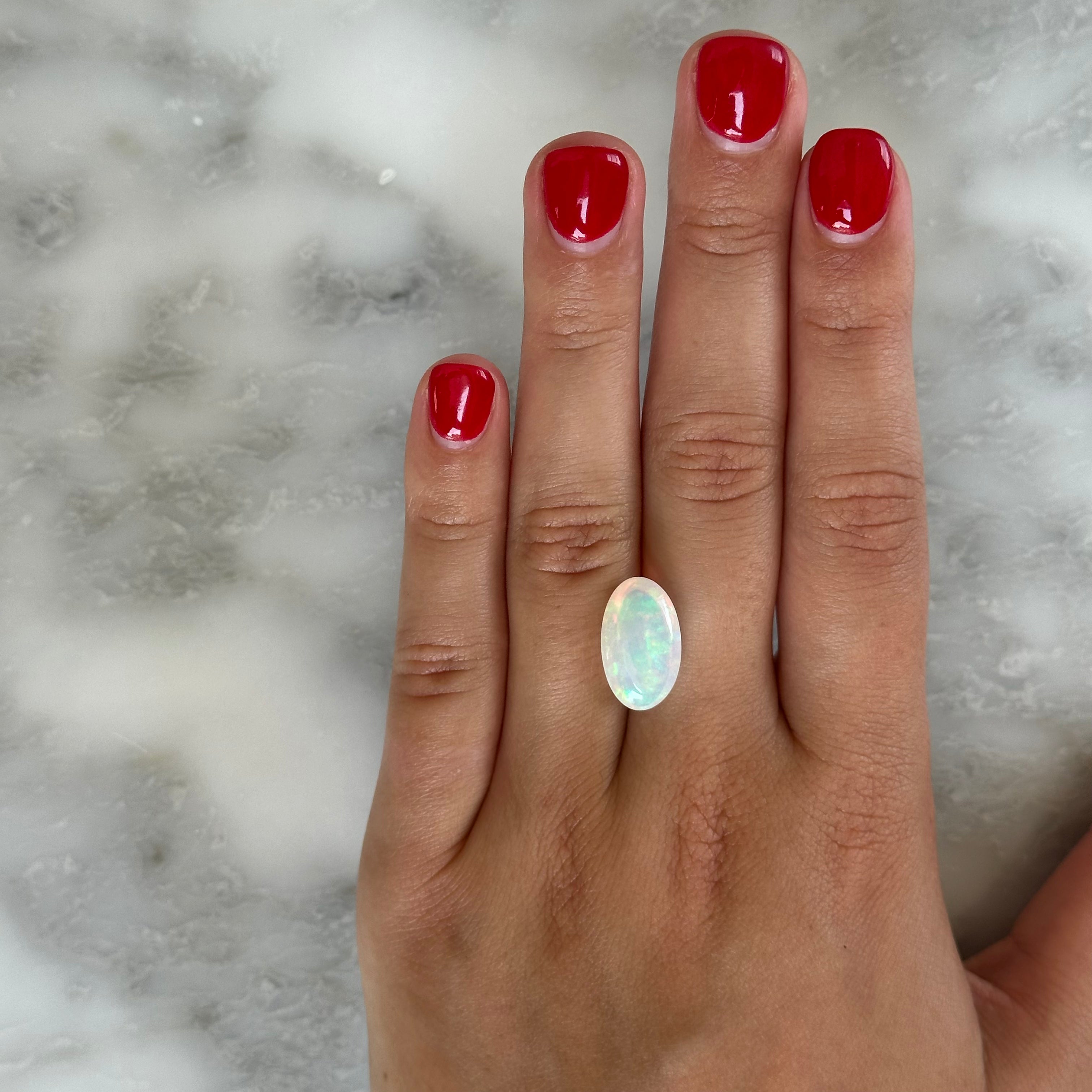 BESPOKE 4.36CT WHITE OPAL