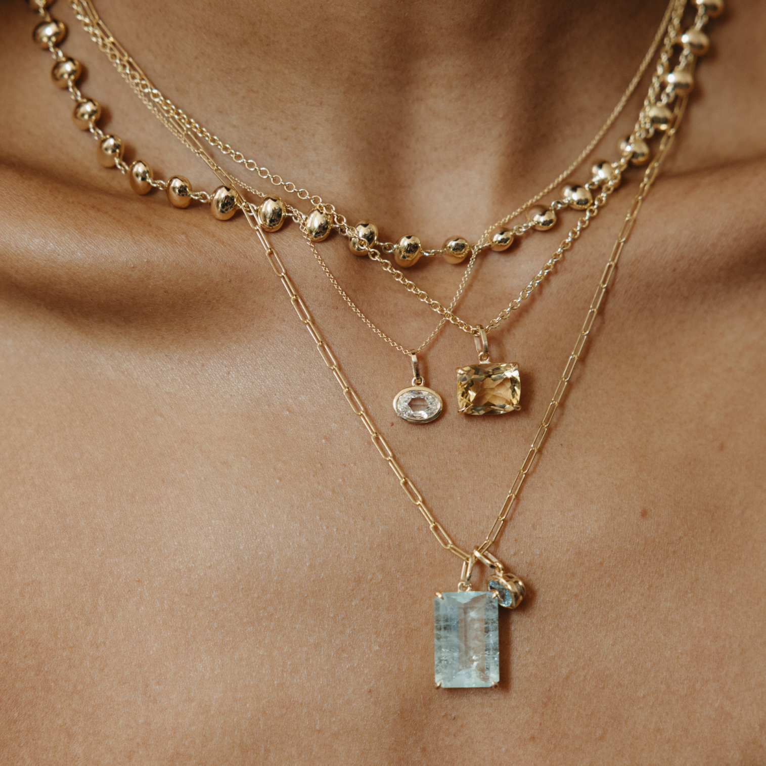 Citrine Georgia Charm